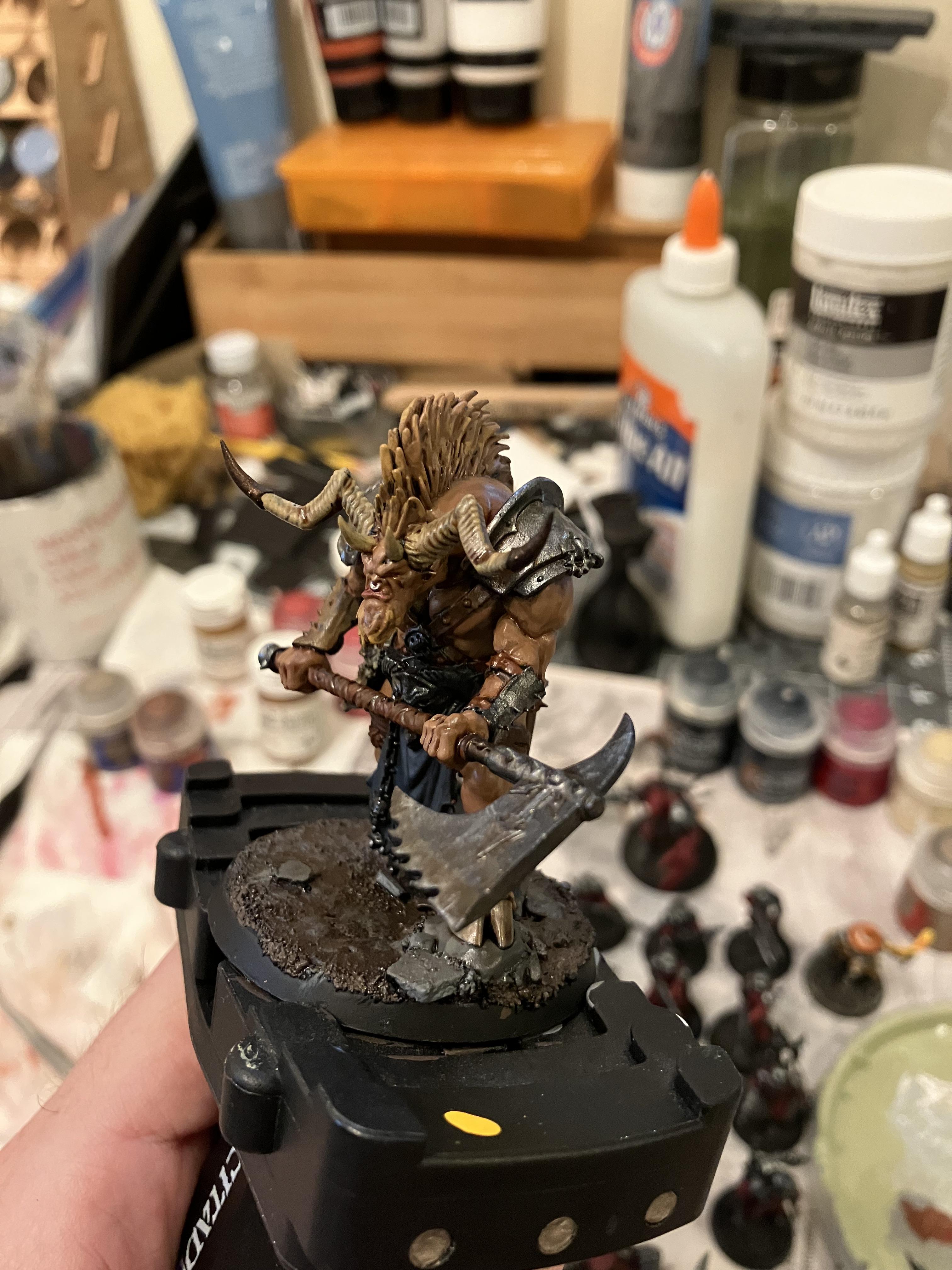 Age Of Sigmar, Chaos, Dungeons And Dragons, Ogroid Theridons, Painting, Warhammer Fantasy