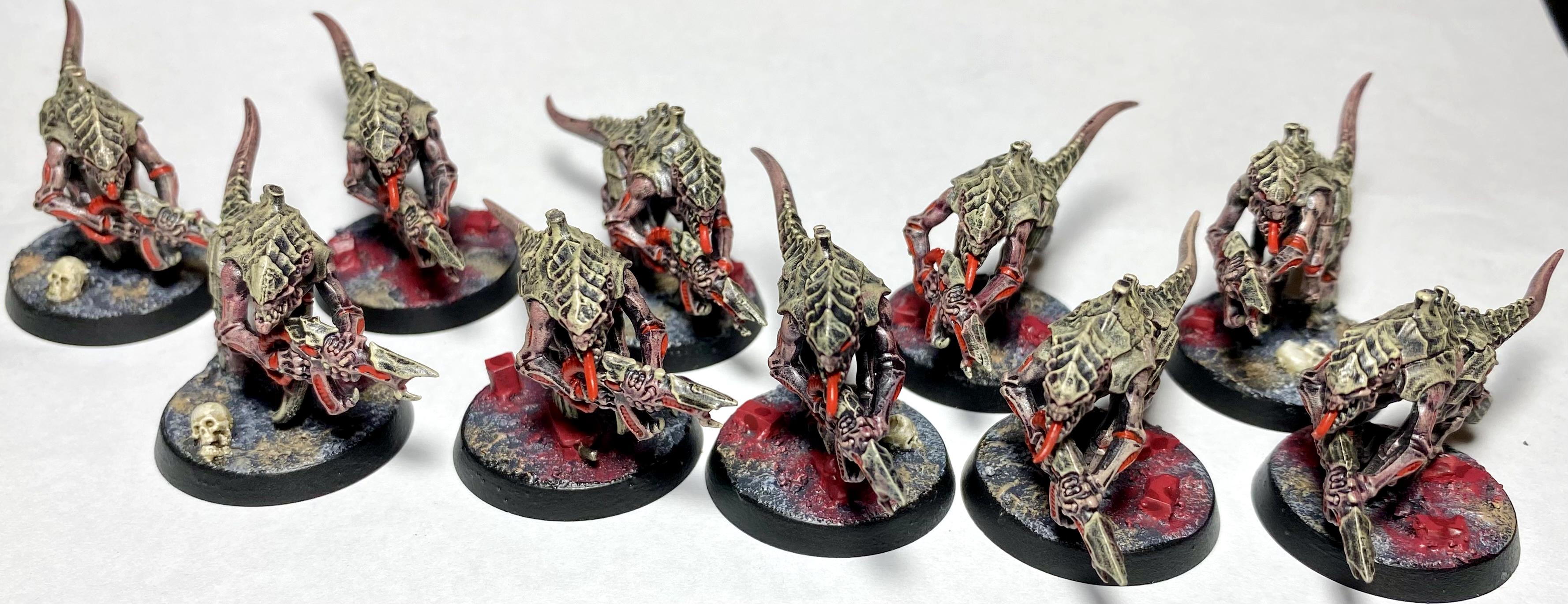 Fleshborer, Gaunts, Termagants, Tyranids, Warhammer 40,000, Warhammer Fantasy