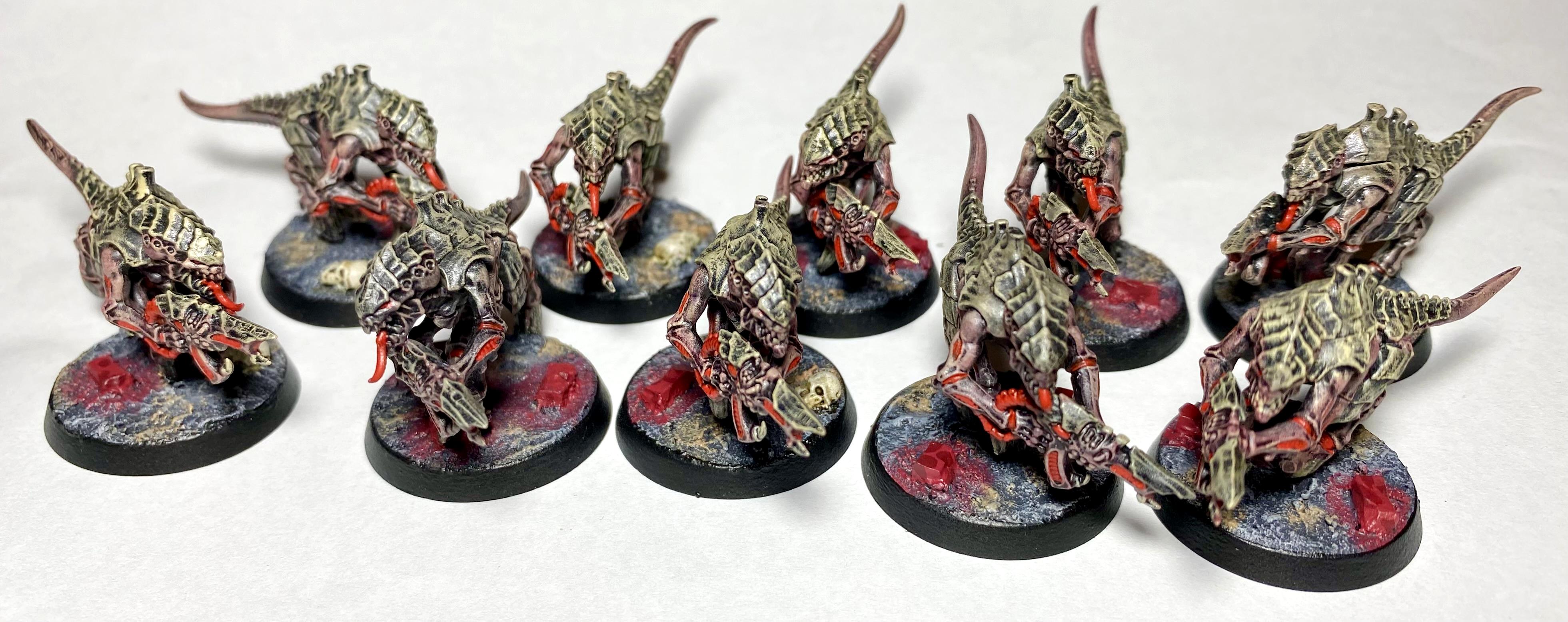Fleshborer, Gaunts, Termagants, Tyranids, Warhammer 40,000, Warhammer Fantasy
