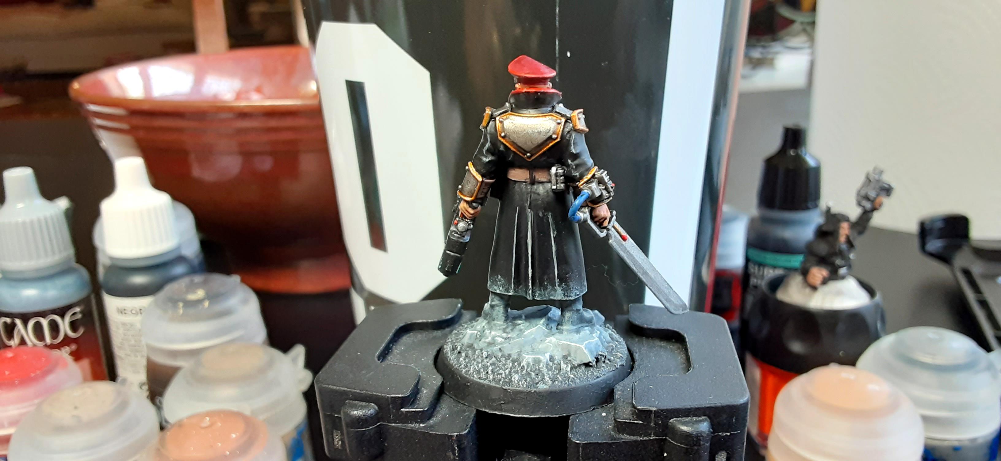 Astra Militarum, Commissar, Imperial Guard, Plasma Pistol