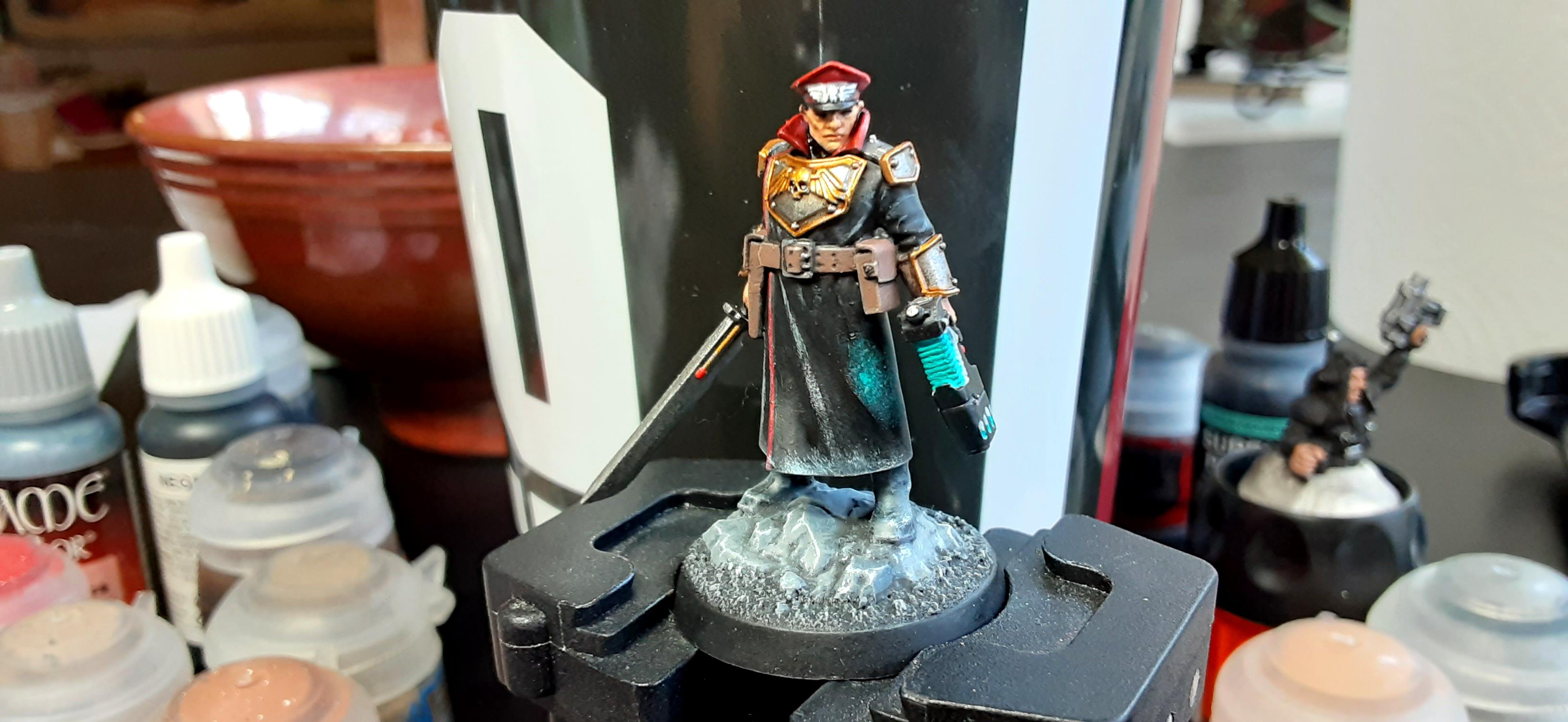 Astra Militarum, Commissar, Imperial Guard, Plasma Pistol