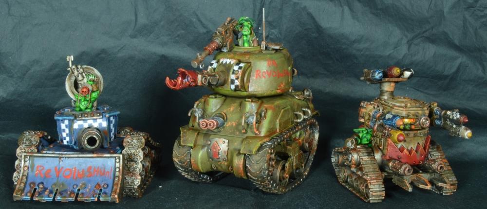 Conversion, Grot Tanks, Grots, Orks