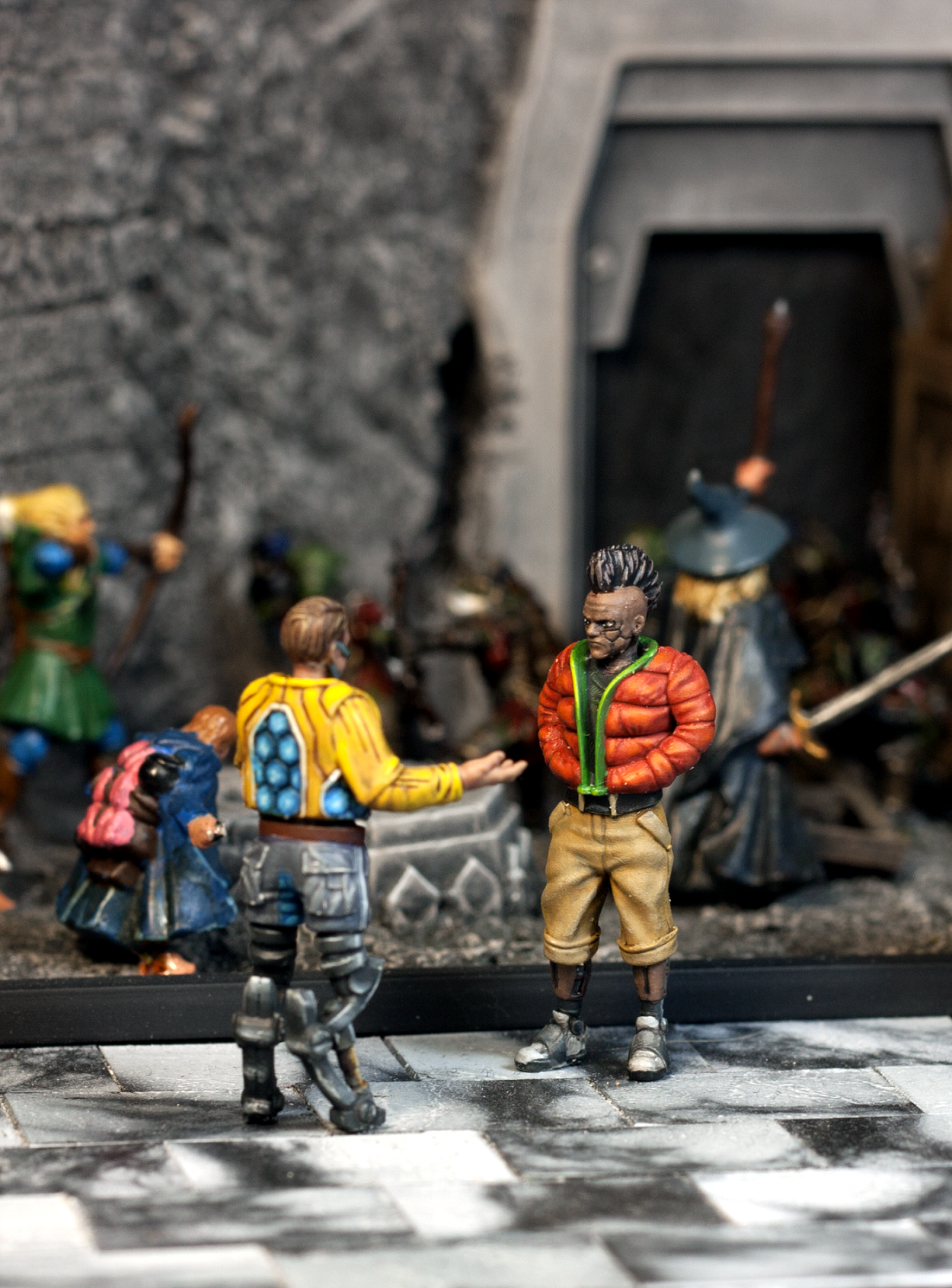 Cyberpunk, Diorama, History