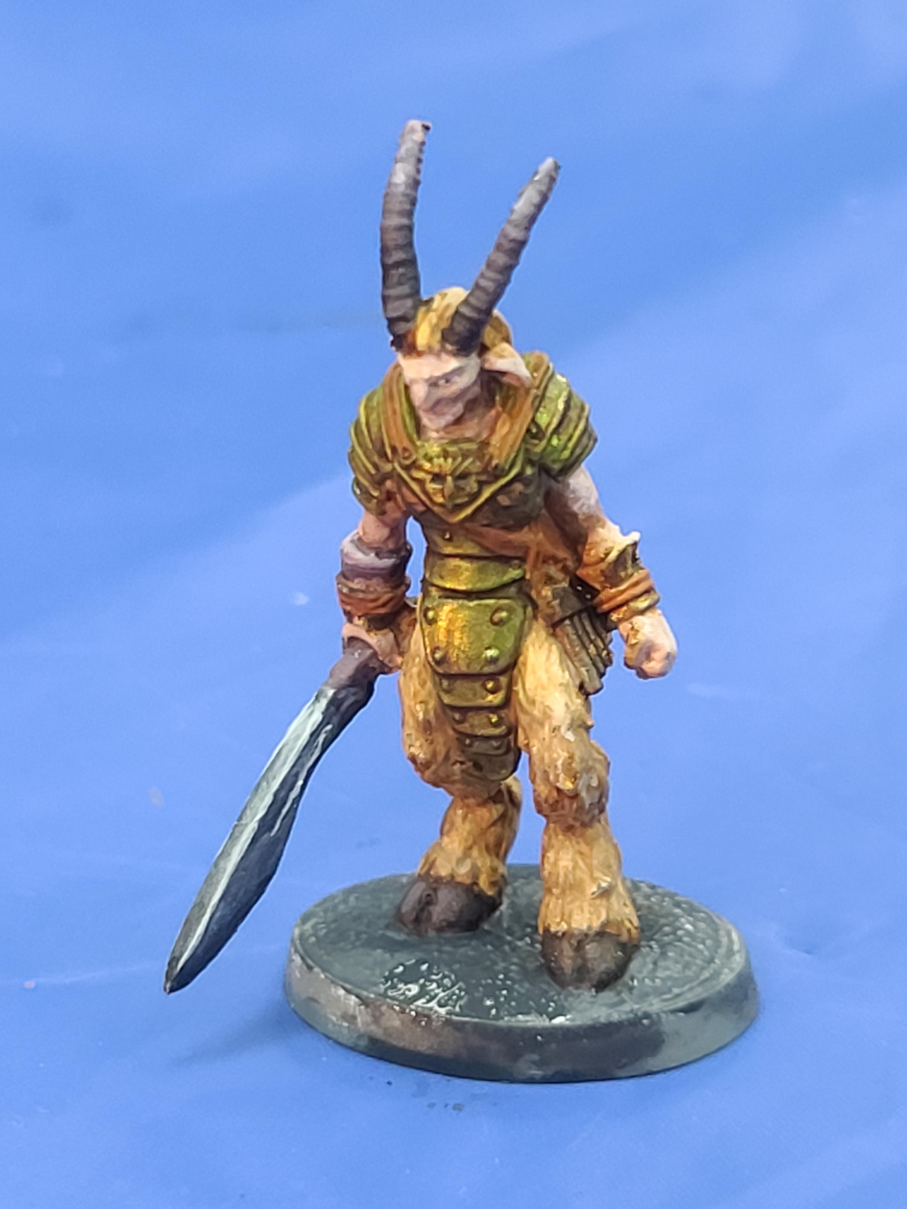 Bones, Dungeons And Dragons, Faun, Pvc, Reaper Miniatures, Warhammer Fantasy