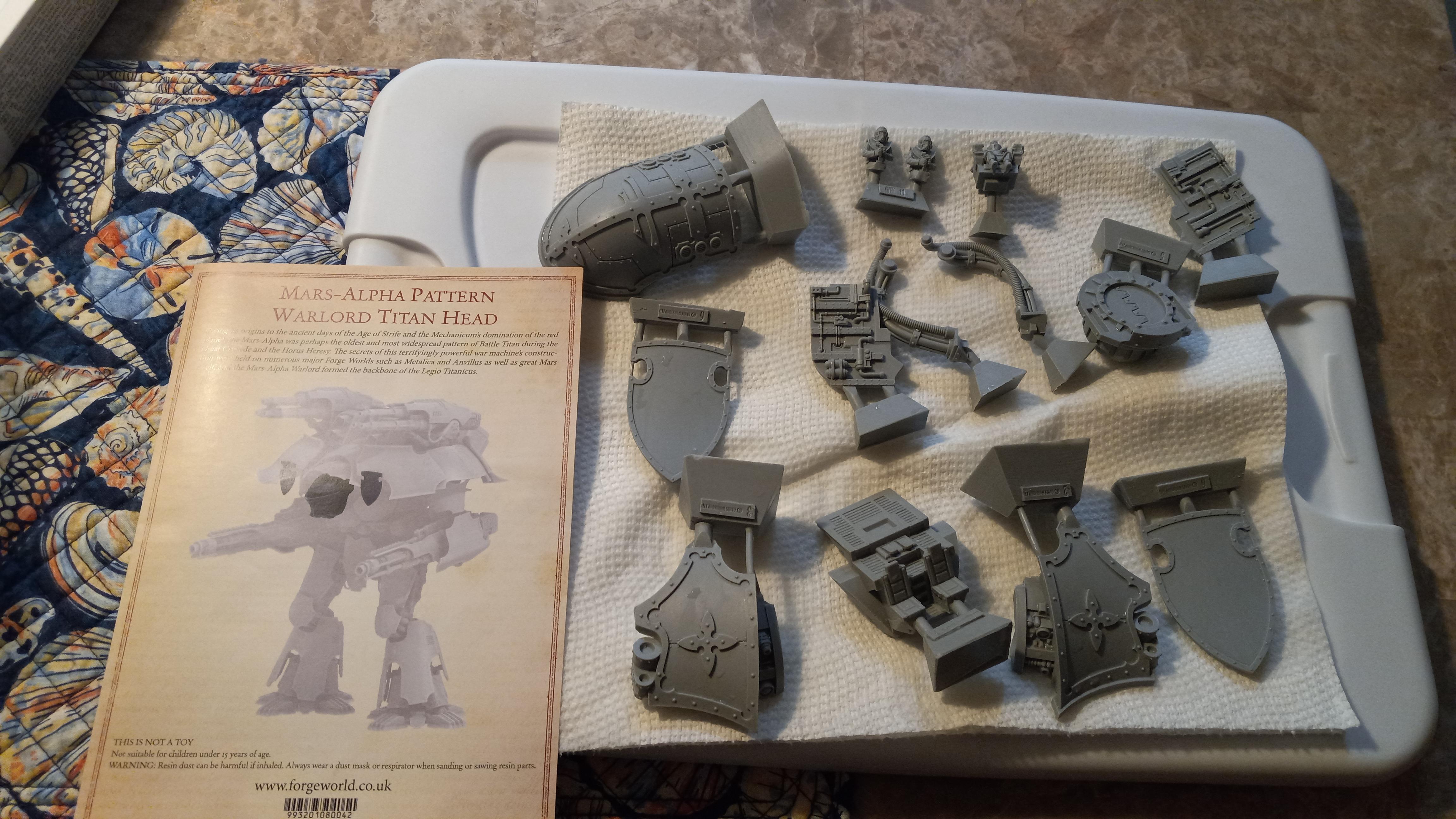 Warlord Titan head layout