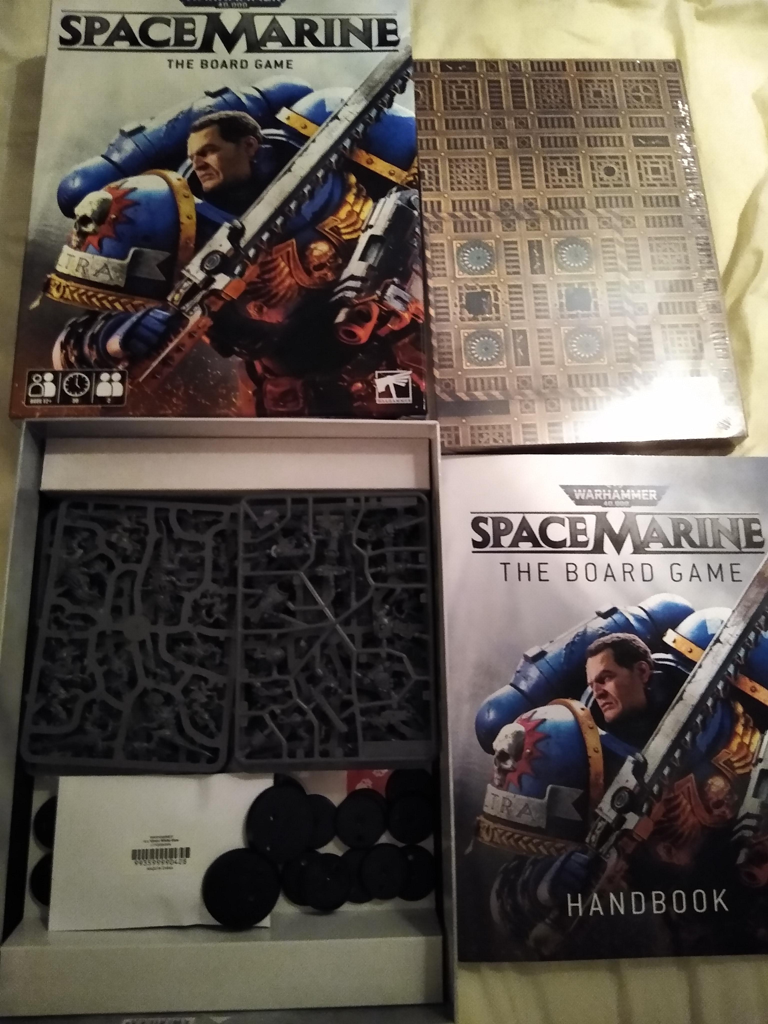 Space marine boardgame