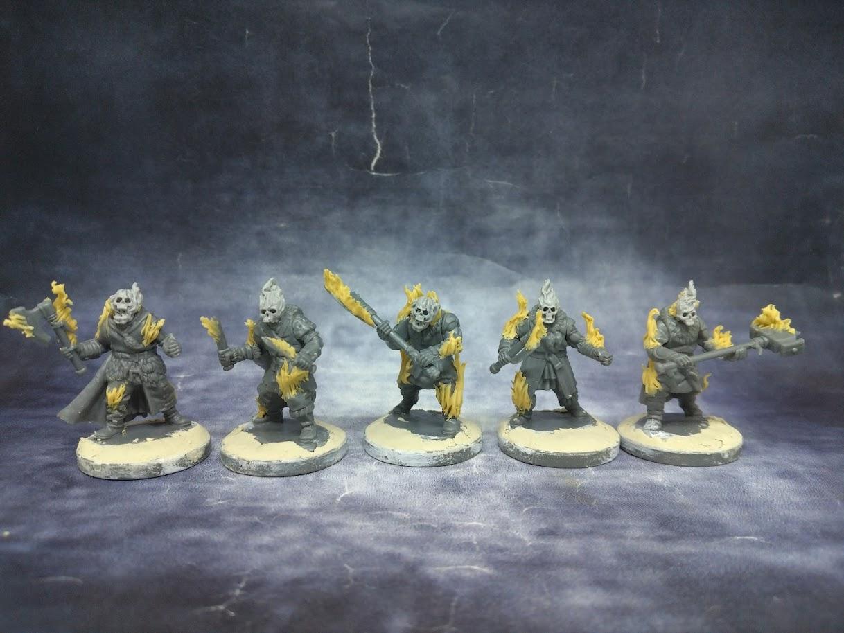 August 2023, Barbarian, Berserkers, Burning Man, Fire, Frostgrave, Northstar, Work In Progress