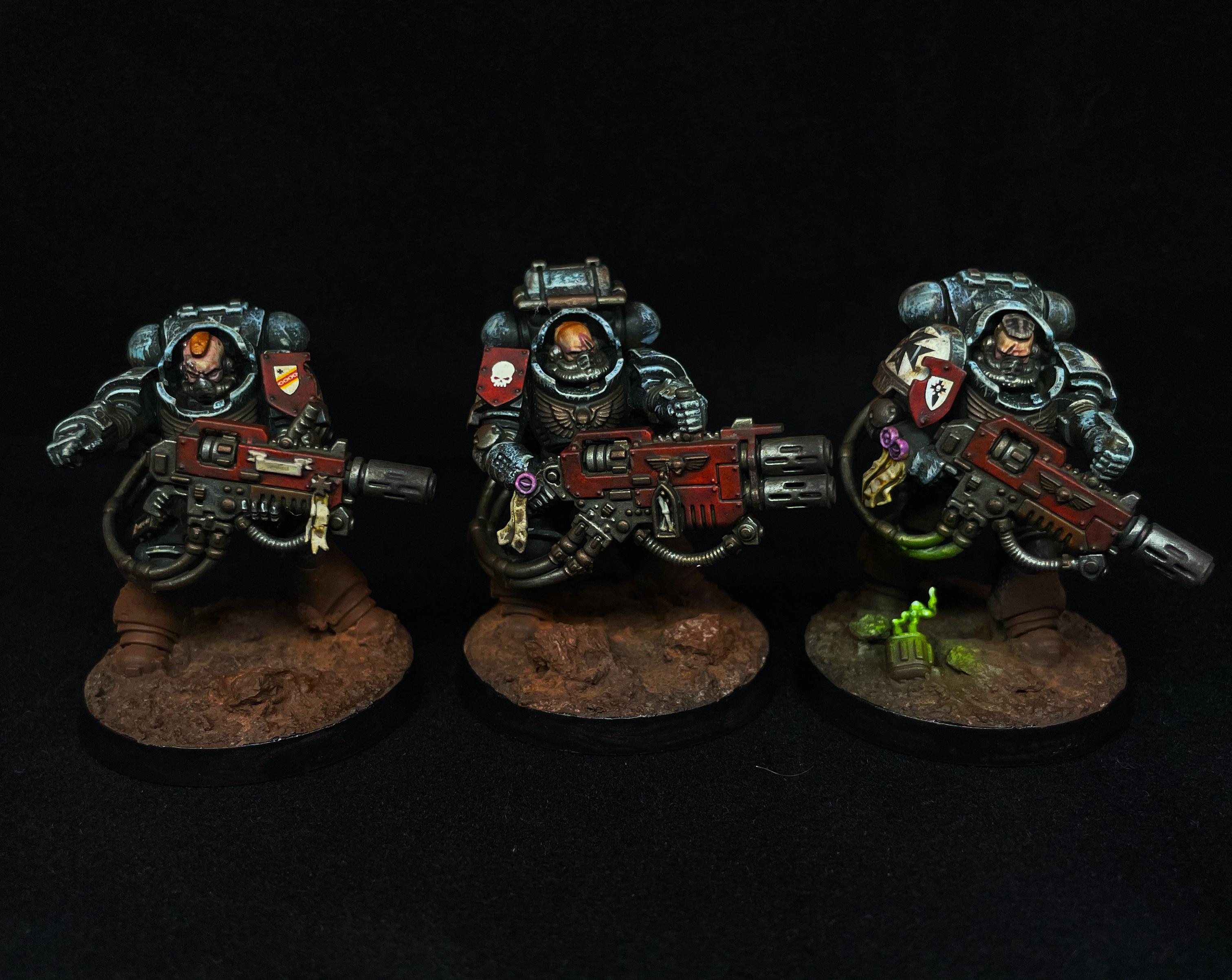 Black Templar Eradicators, Bt Eradicators, Space Marine Eradicators, Templar Eradicators