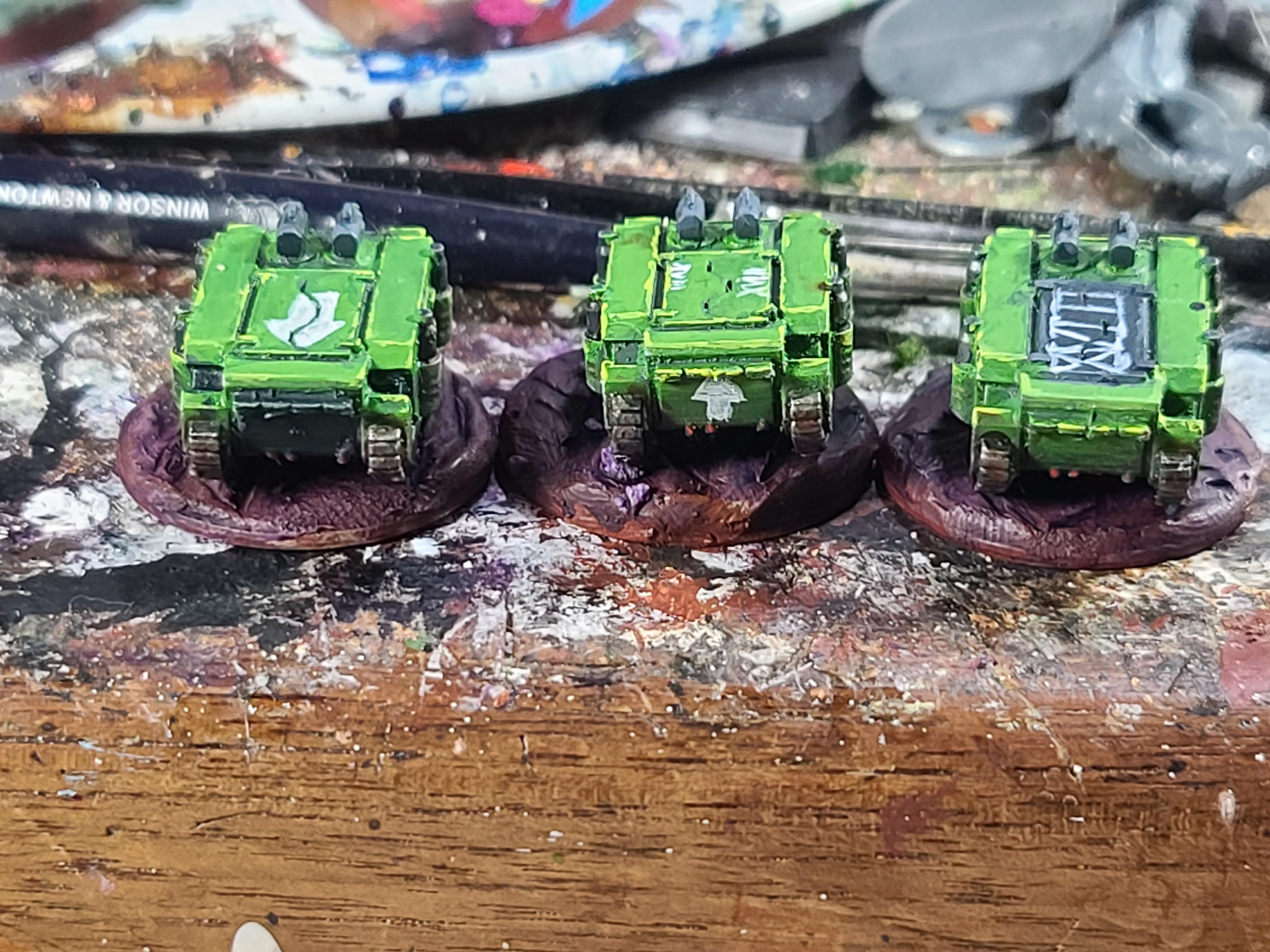 3d Printed, 6mm, Epic, Epic Armageddon, Rhino, Salamanders, Space Marines, Warhammer 40,000