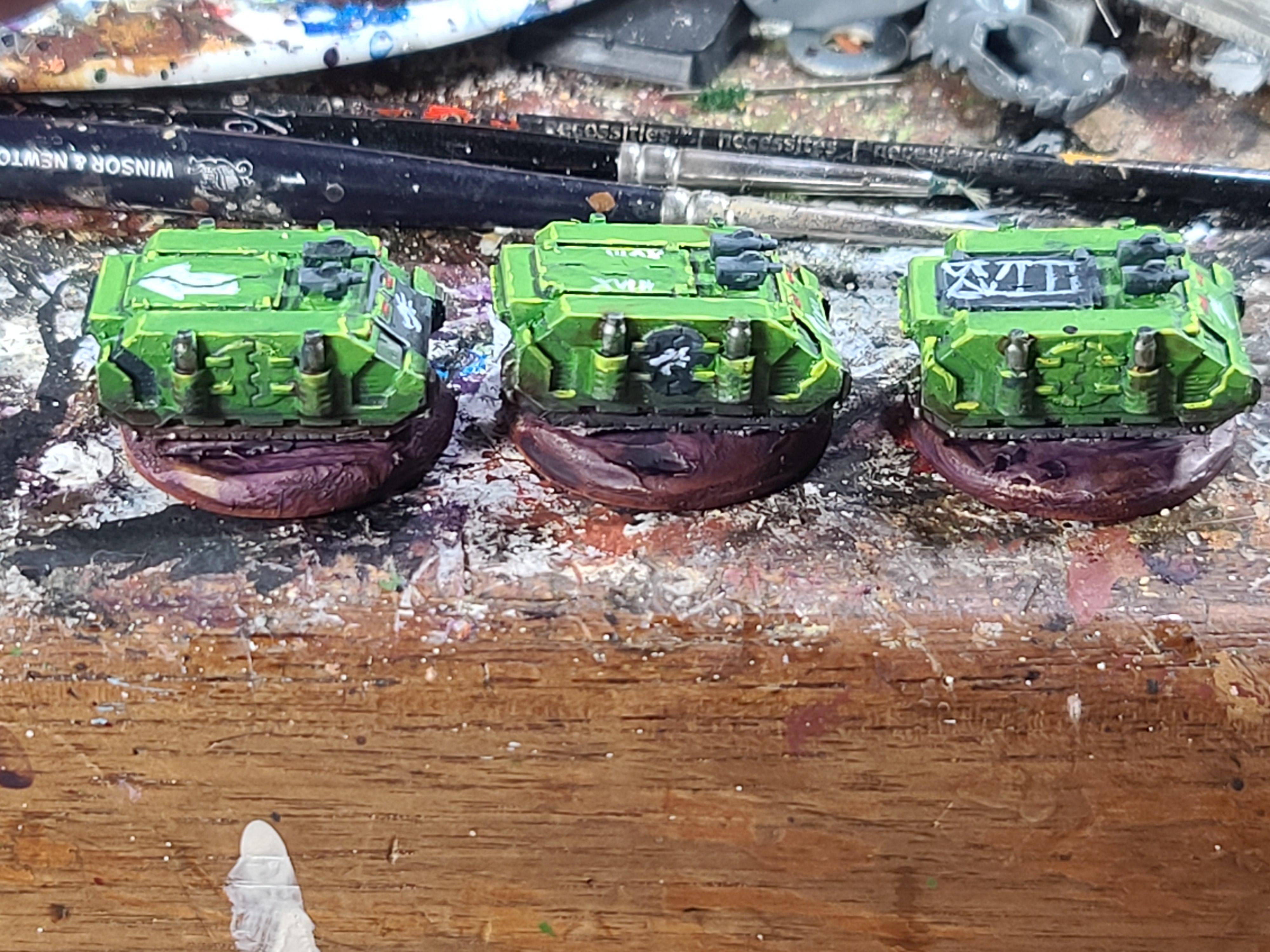 3d Printed, 6mm, Epic, Epic Armageddon, Rhino, Salamanders, Space Marines, Warhammer 40,000