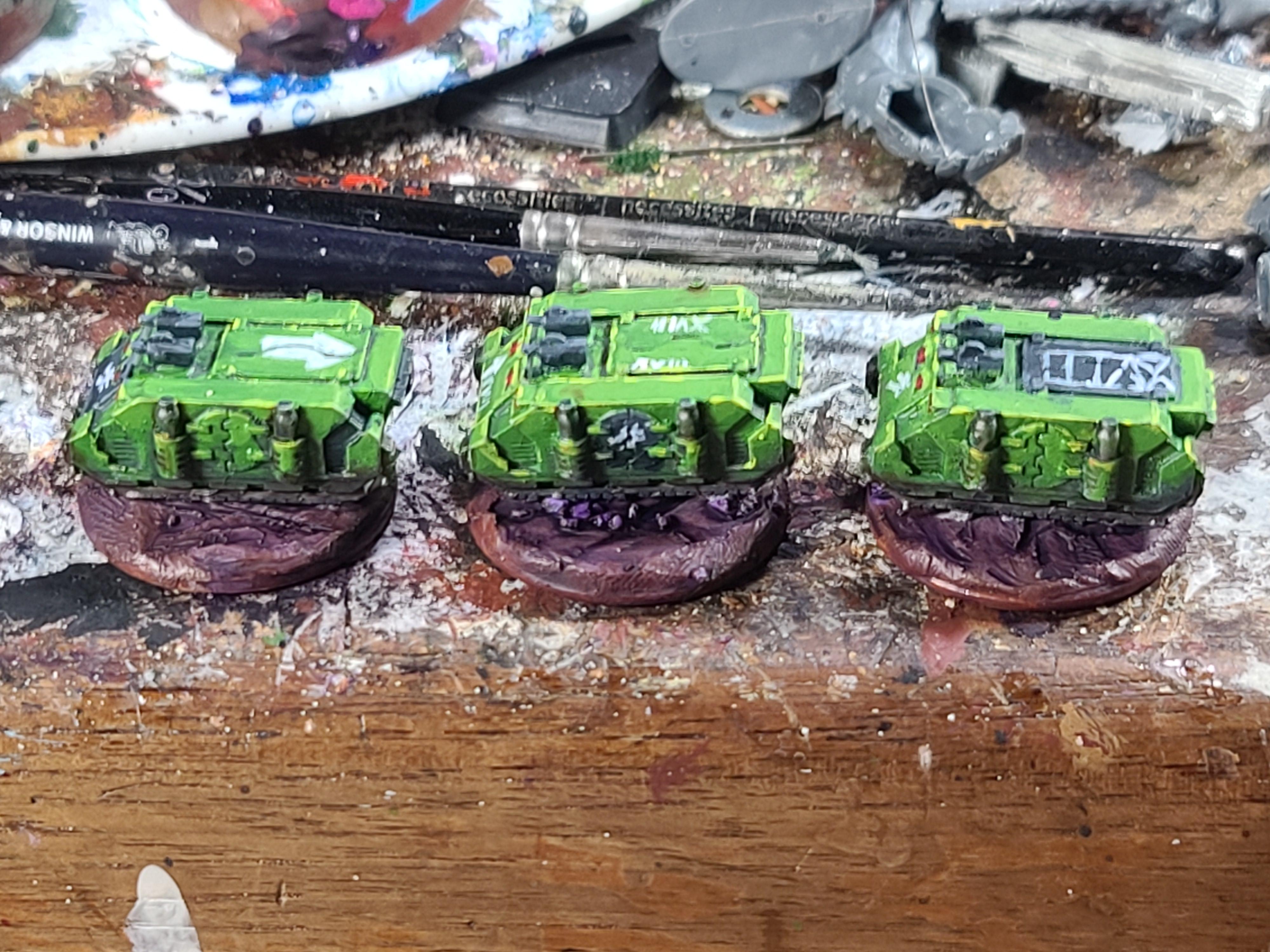 3d Printed, 6mm, Epic, Epic Armageddon, Rhino, Salamanders, Space Marines, Warhammer 40,000