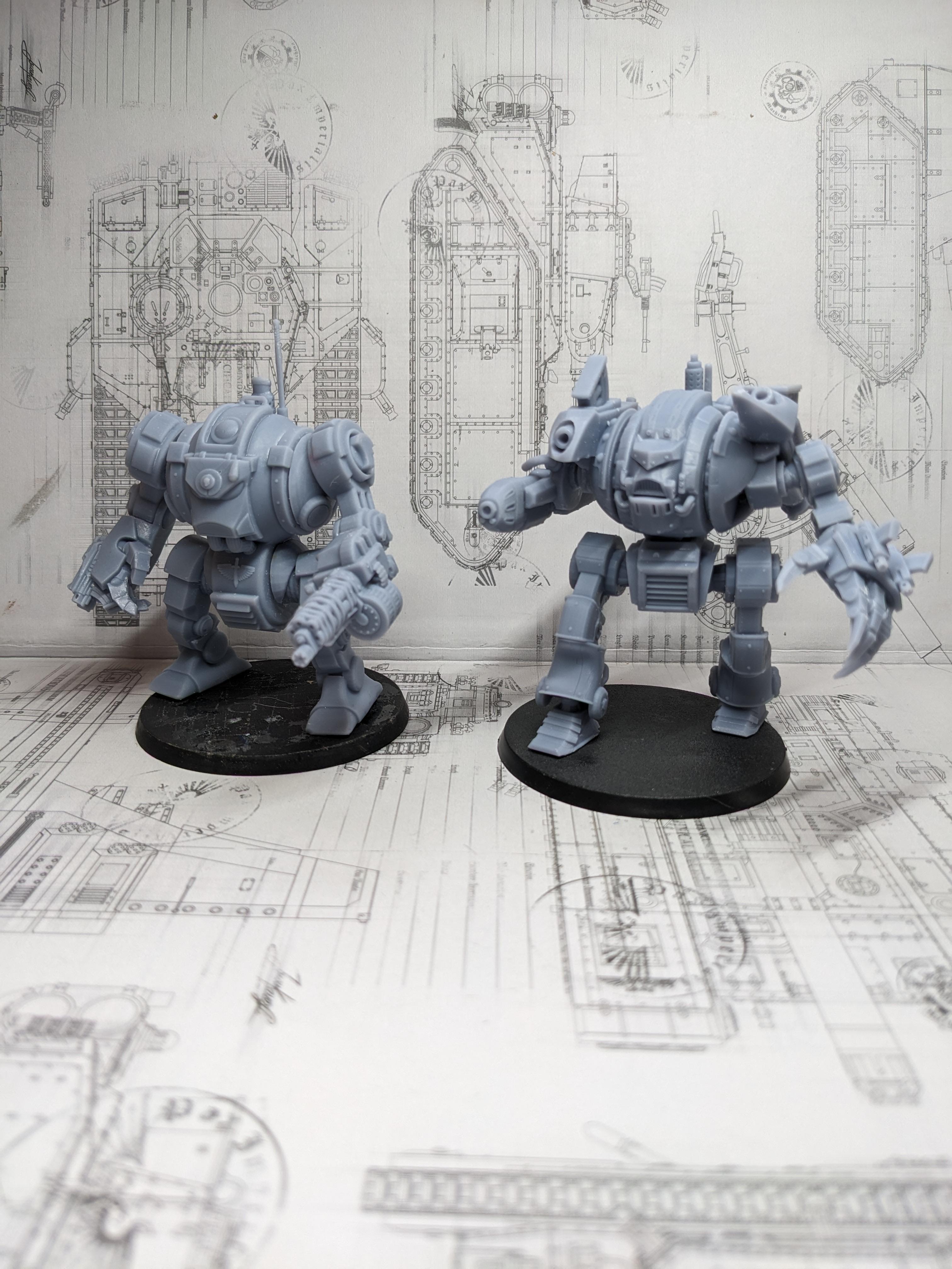 3d Print, Conversion, Dreadnought, Furibundus, Pre Heresy, Retro, Space Crusade, Thousand Sons