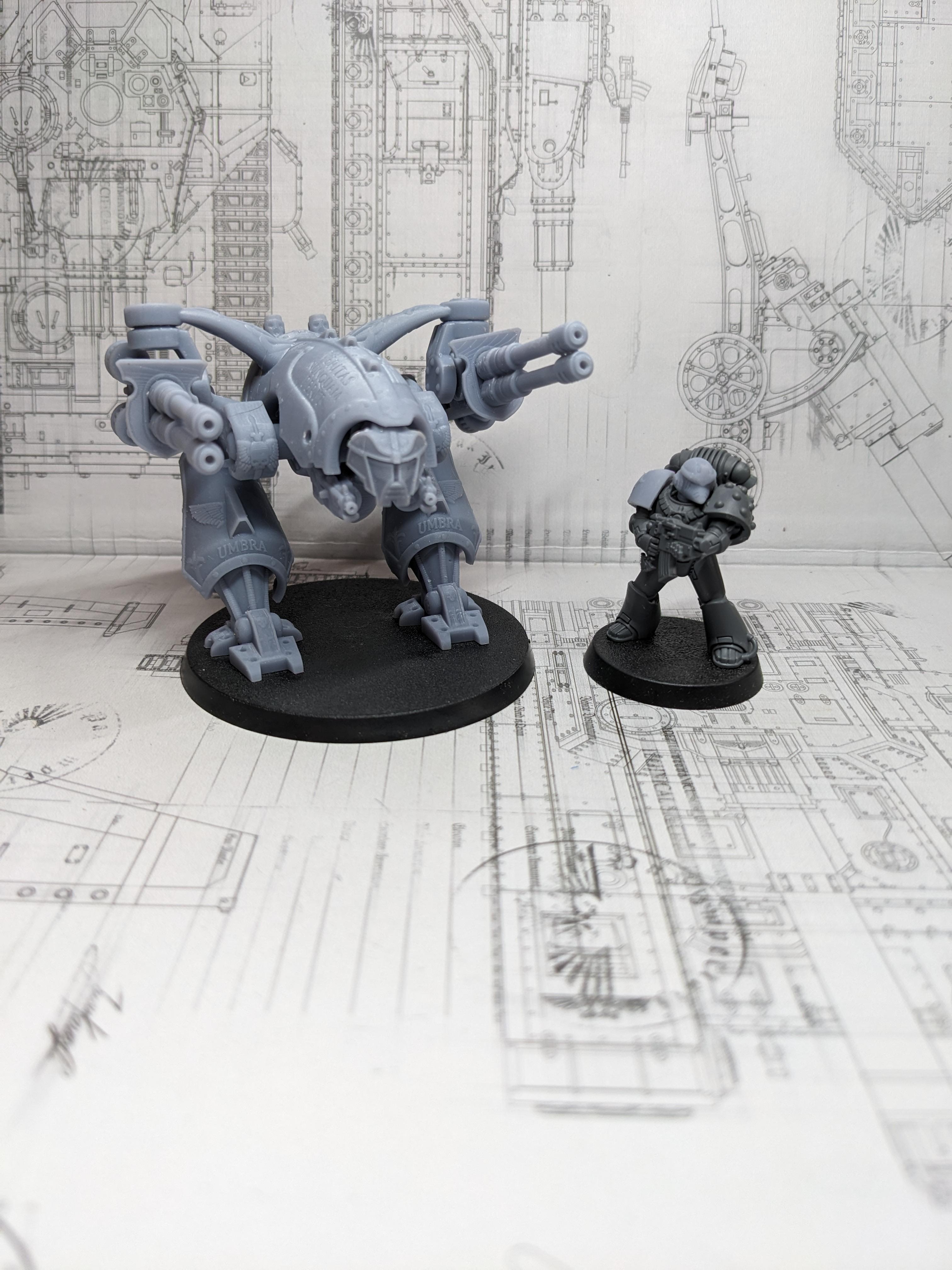 3d Print, Conversion, Dreadnought, Furibundus, Pre Heresy, Retro, Space Crusade, Thousand Sons