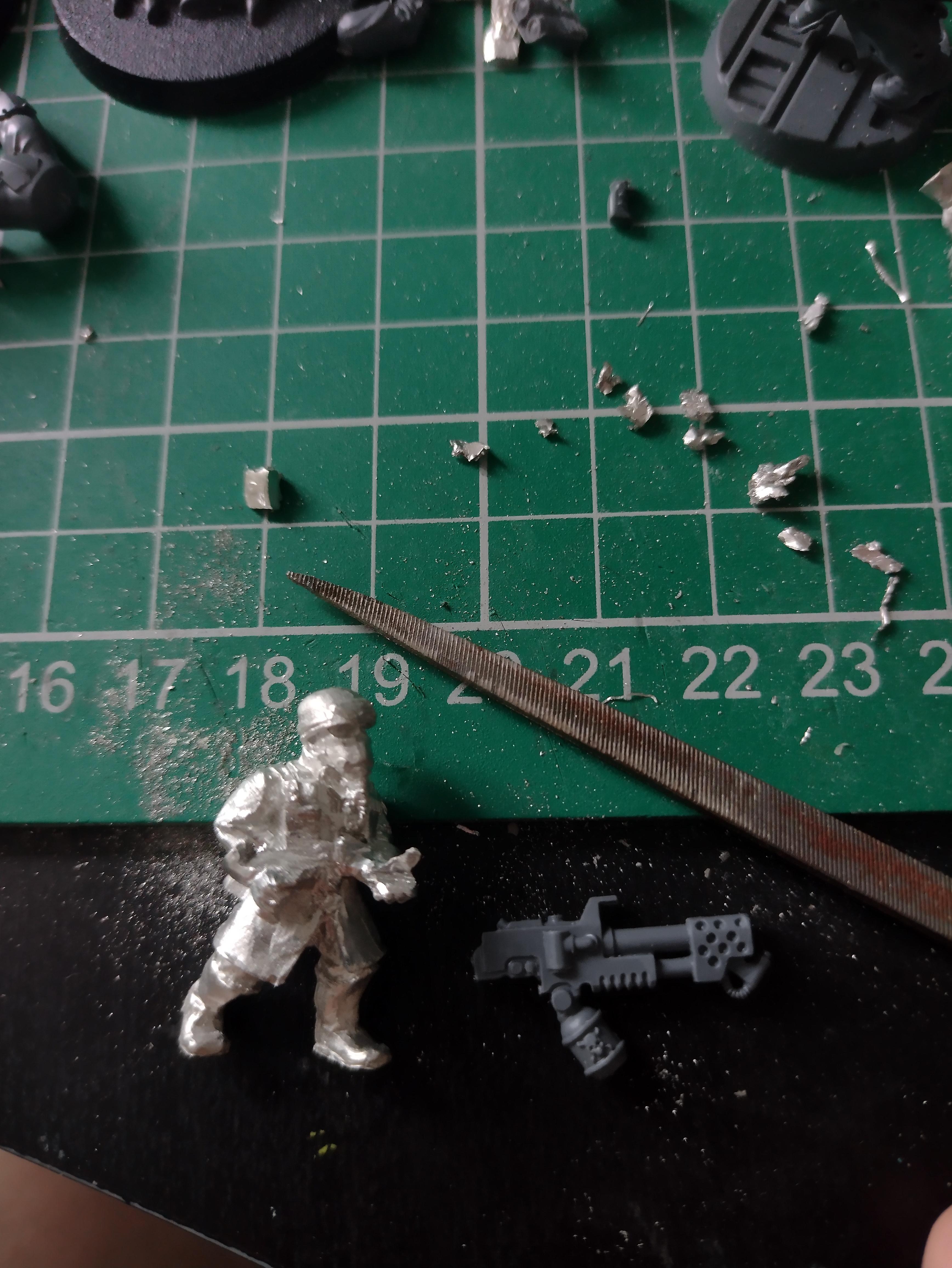 Armageddon, Combat Engineer, Conversion, Flamer, Special Weapons Squad, Steel Legion, Trooper, Work In Progress