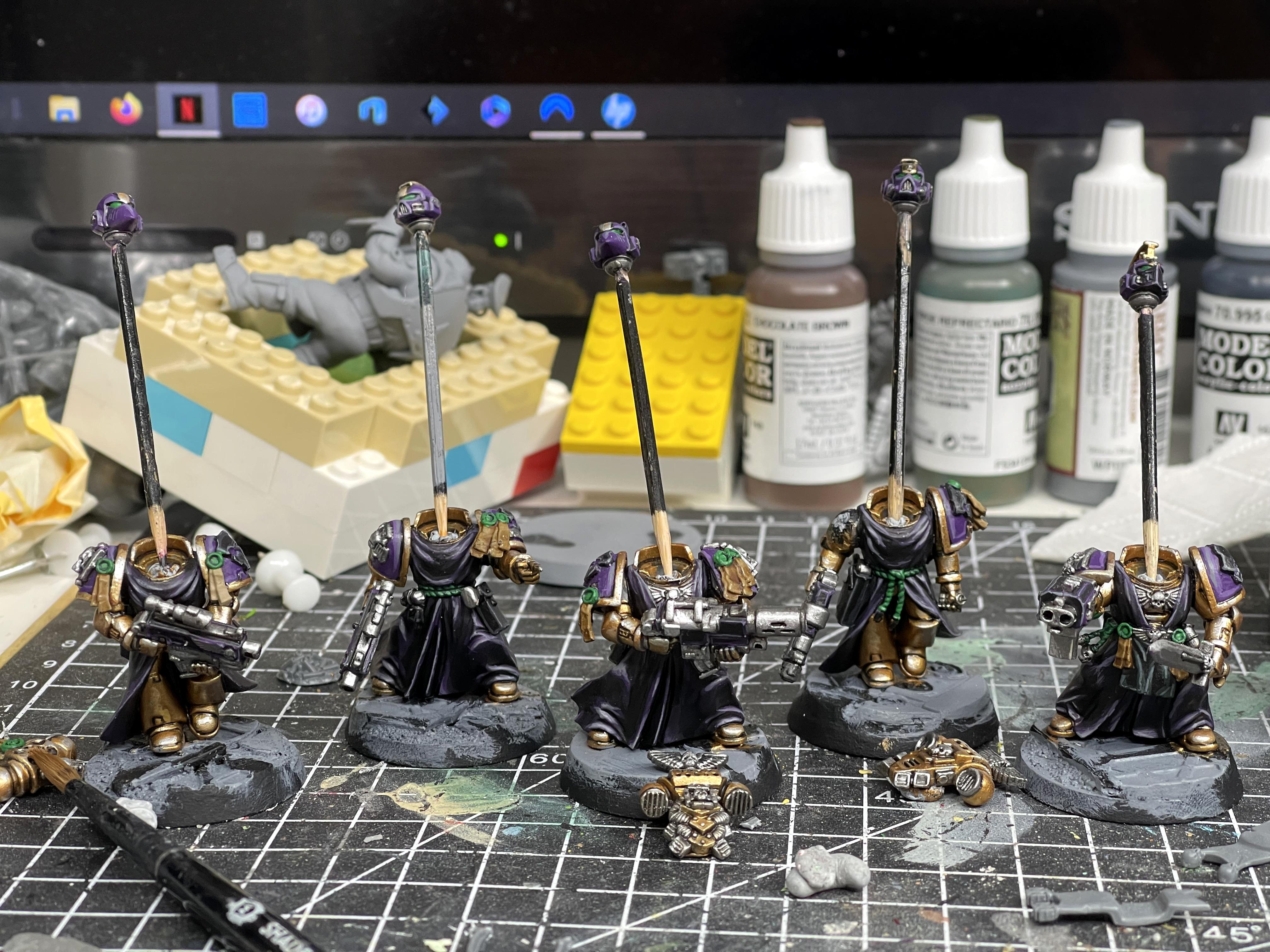 Space Marines, Sternguard, Void Panthers, Warhammer 49k, Work In Progress