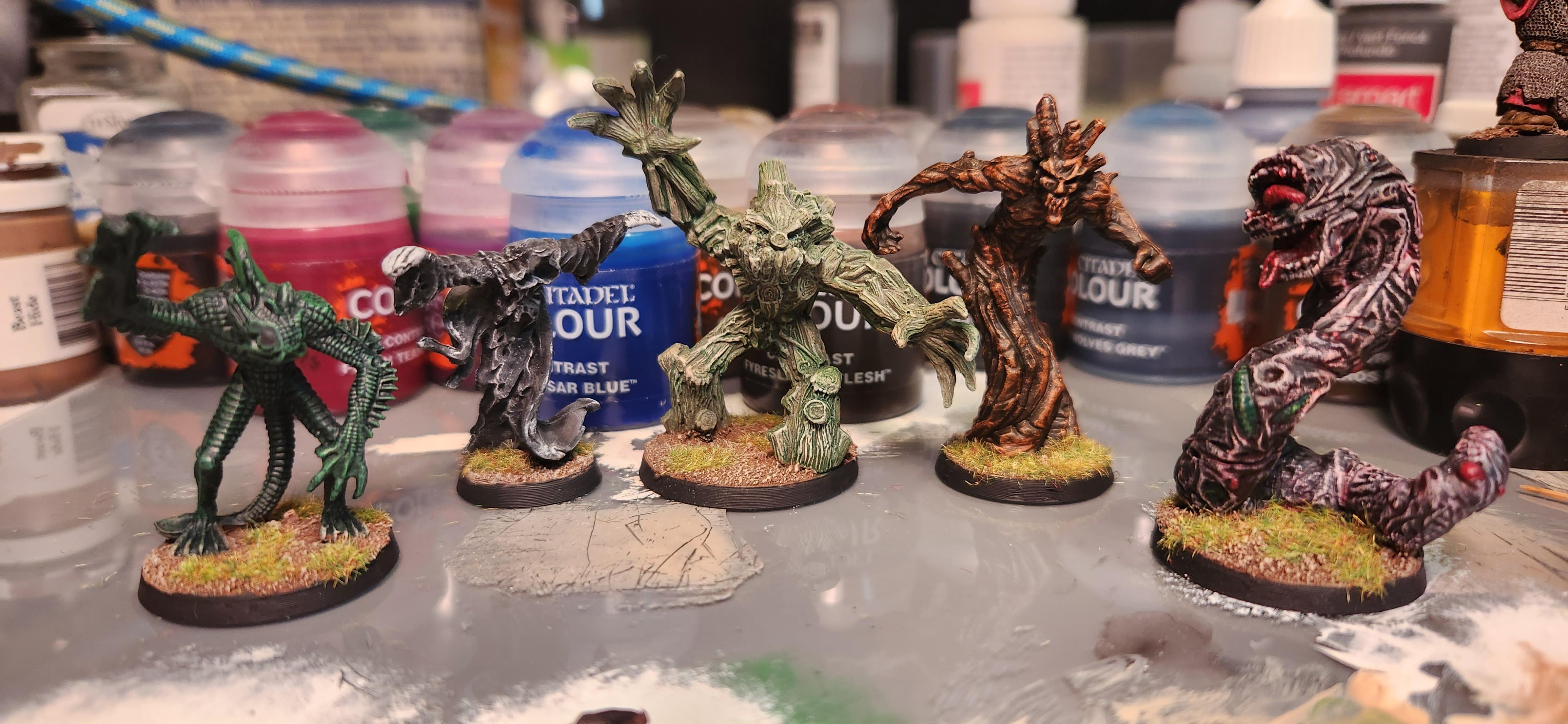 Repainted Mageknight plastics
