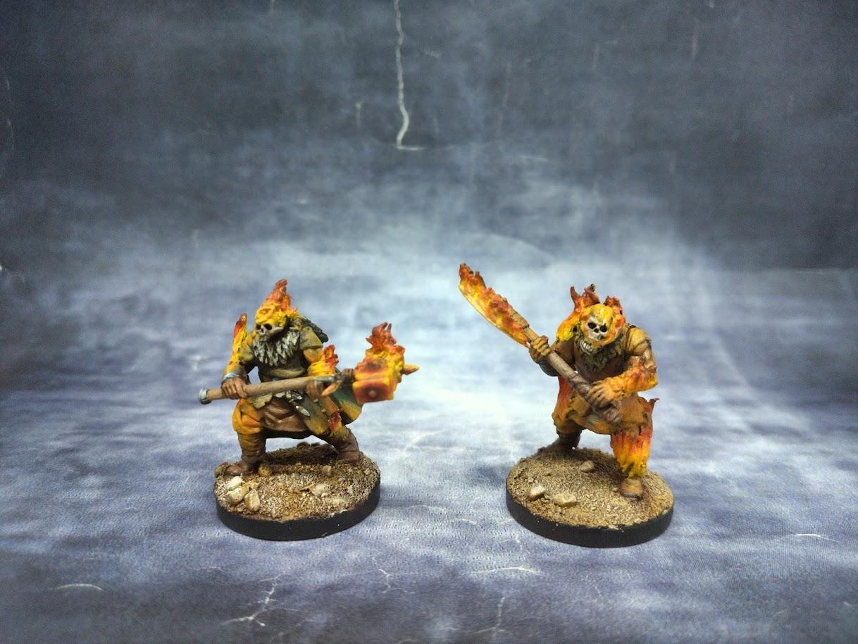 August 2023, Barbarian, Berserkers, Burning Man, Fire, Frostgrave, Northstar, Work In Progress