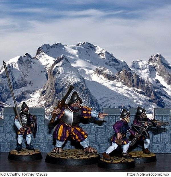 Bfe, Landsknecht, Oubliette, Renedra, Wargames Atltantic