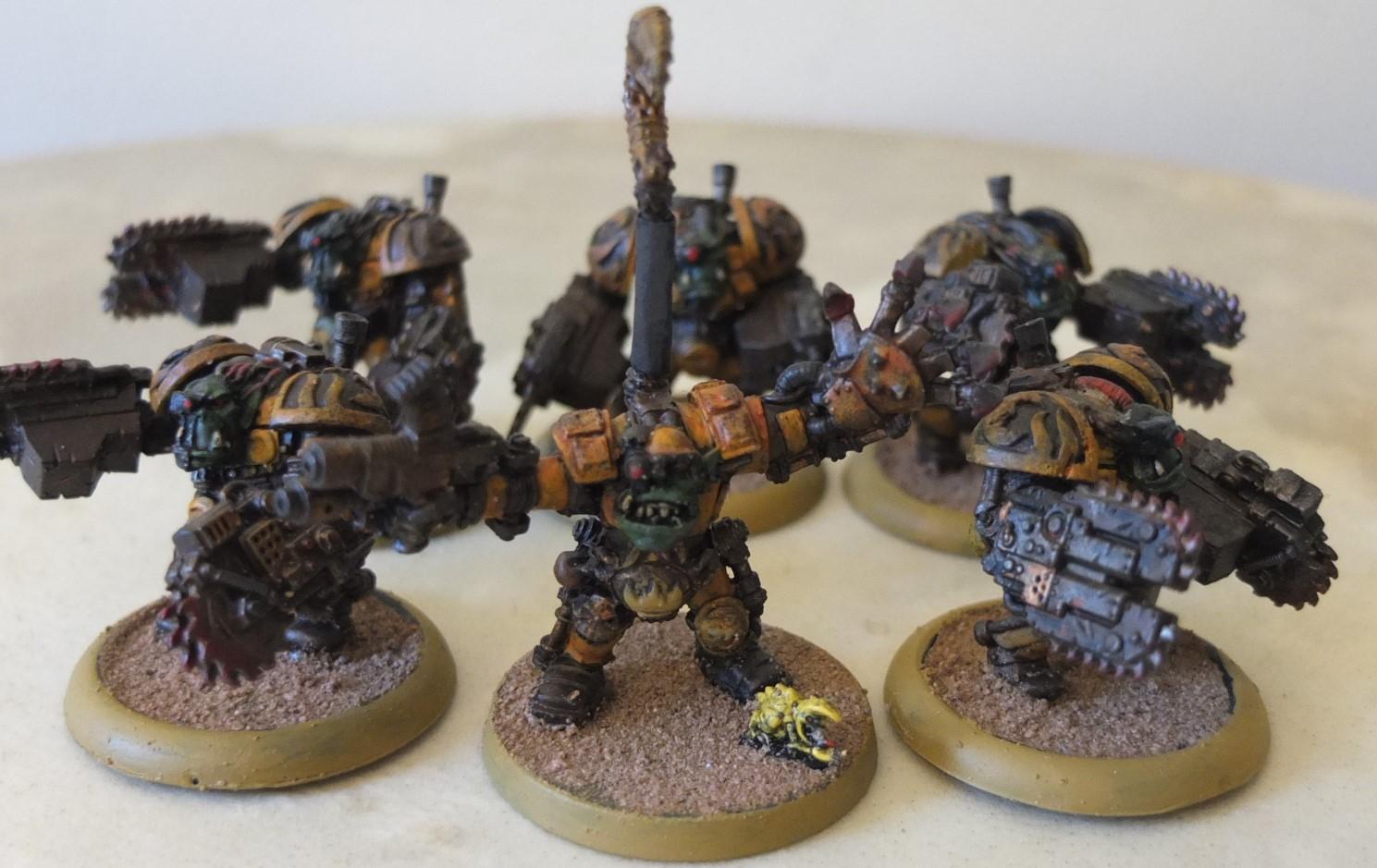 2nd Edition, Bad Moons, Conversion, Mega Armor, Nazdreg, Oldhammer, Orks, Outcast Retinue