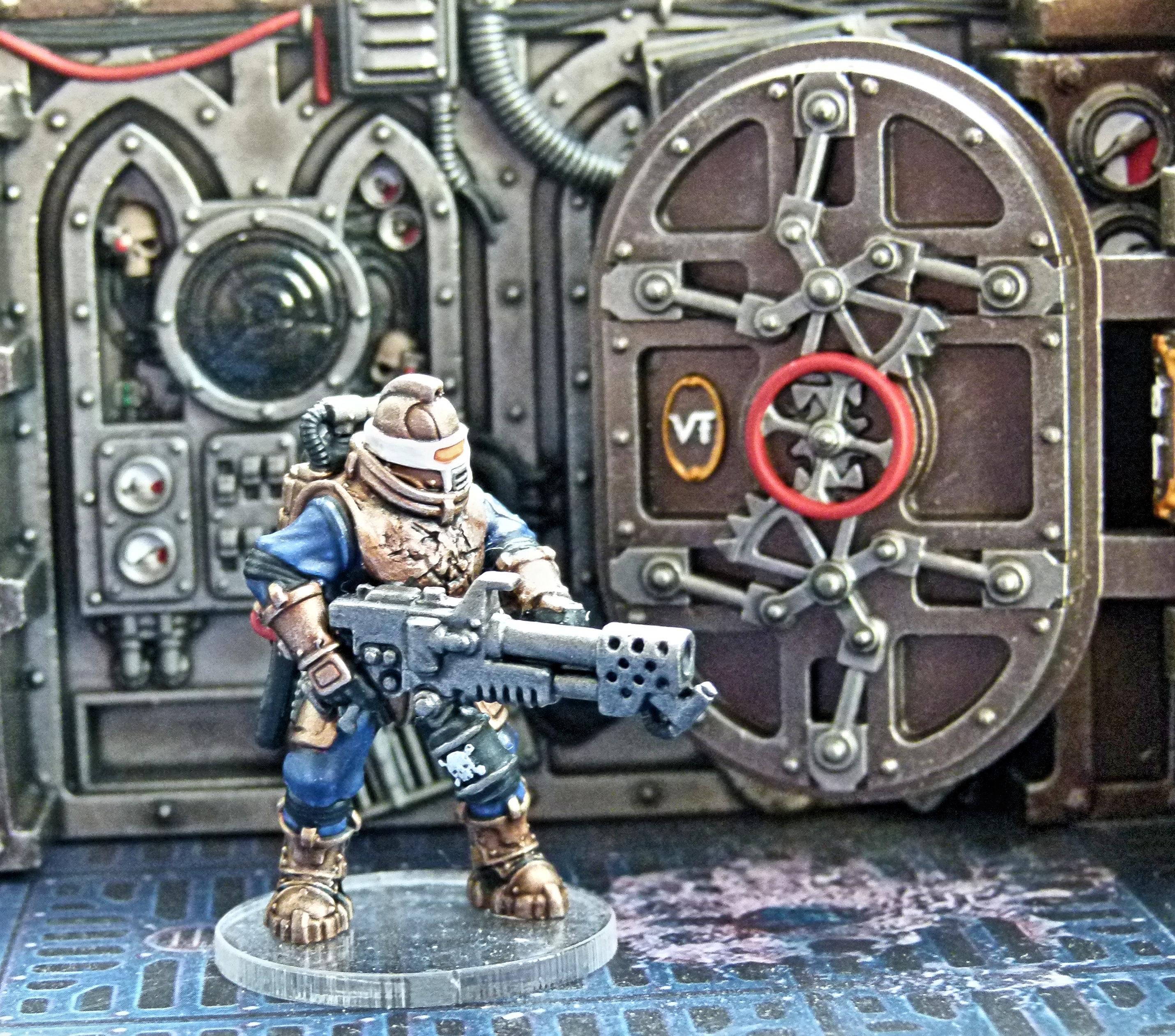Chaos Navy Armsman with Flamer 2