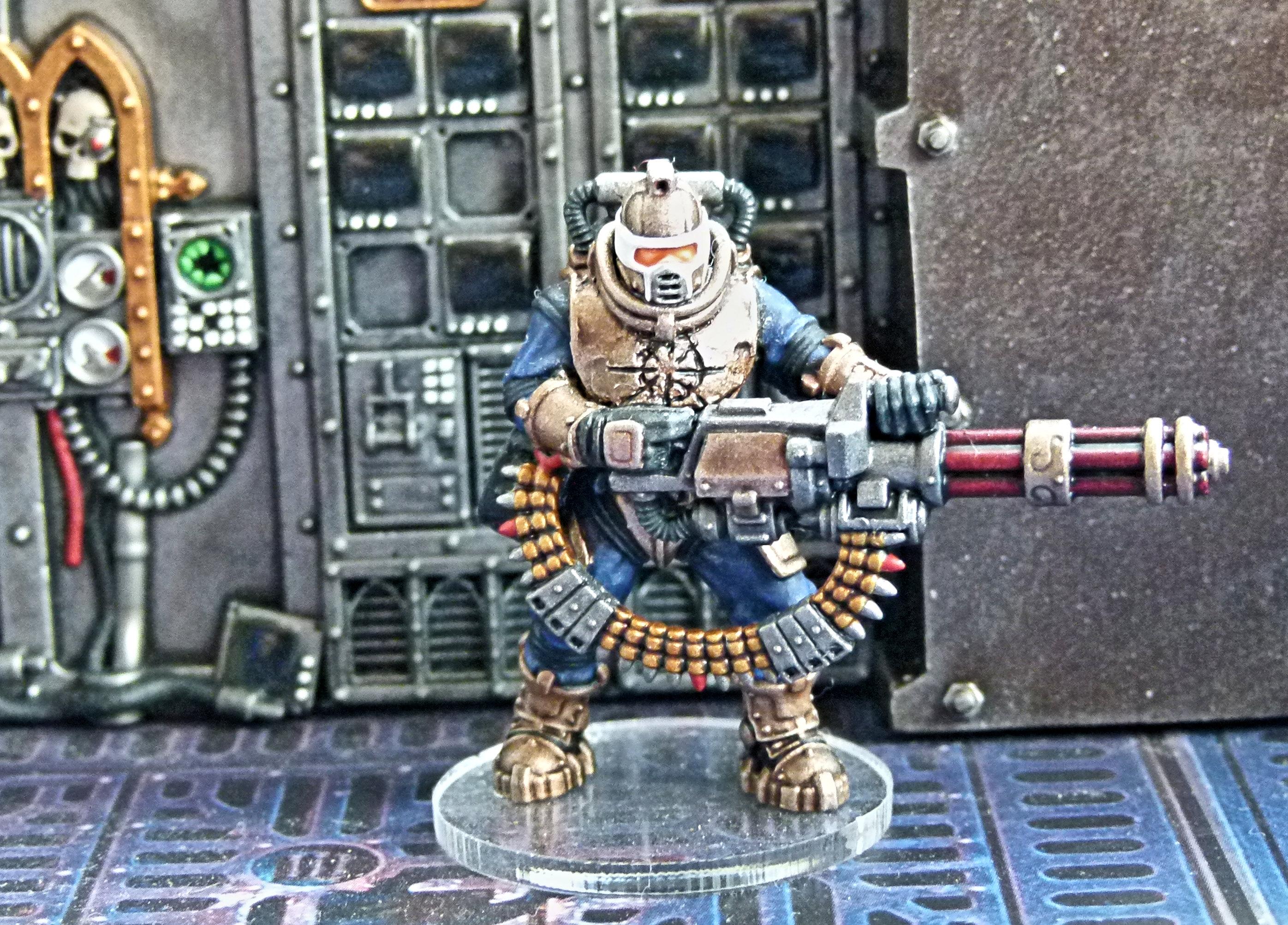 Chaos Navy Armsman with Rotor cannon