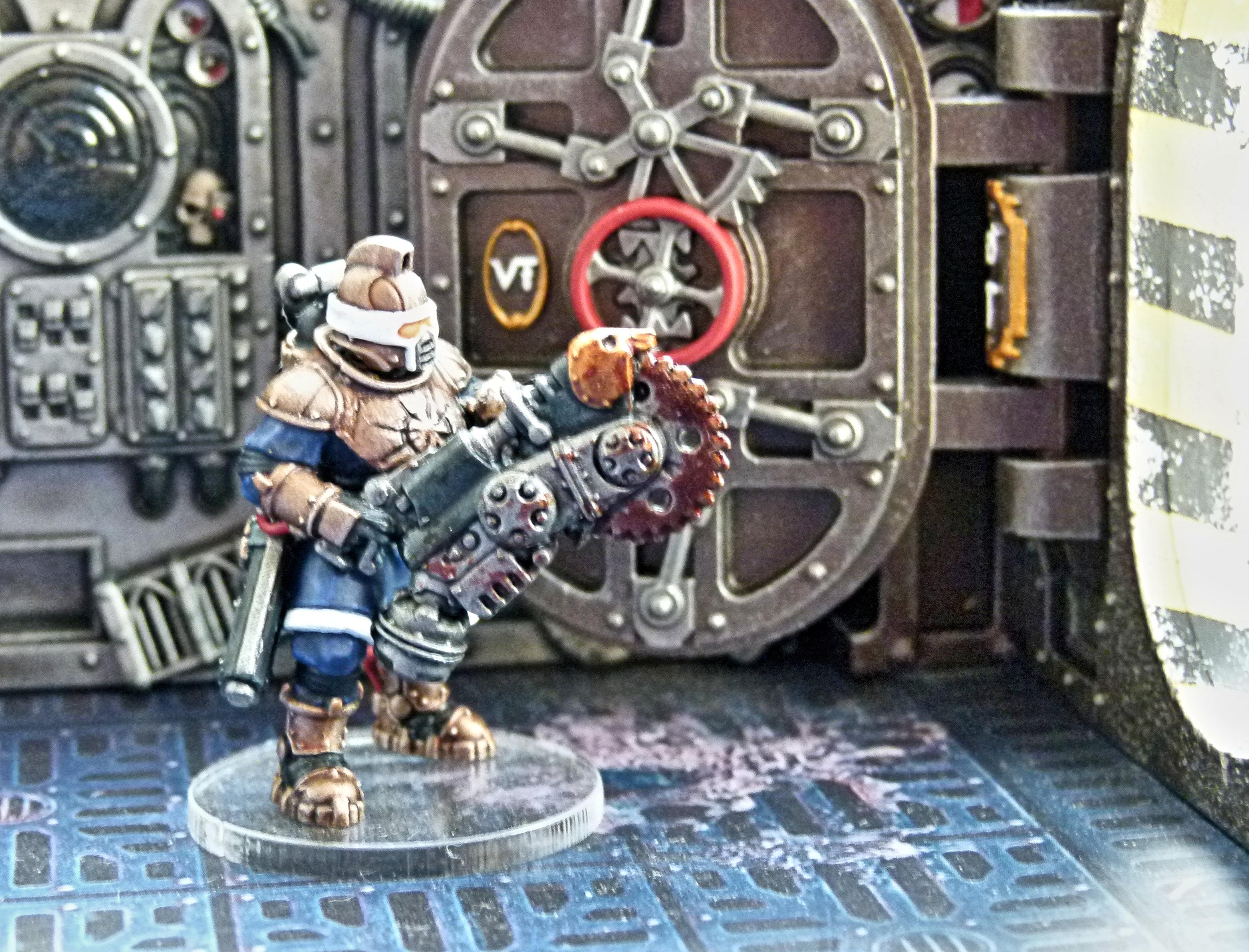 Chaos Navy Breacher with Chainsaw