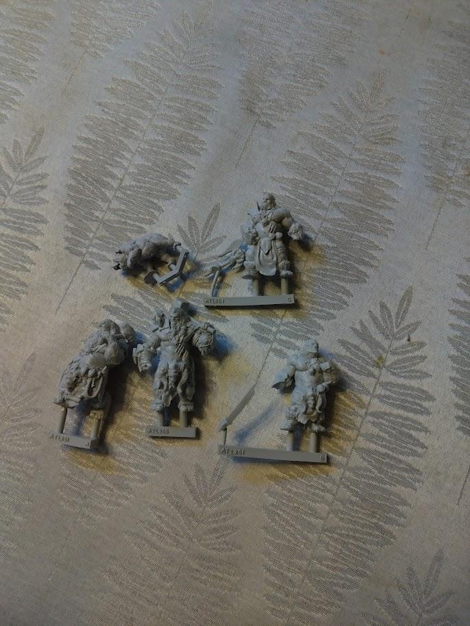 Atlantis Miniatures, Ogres, Resin, September 2023, Work In Progress