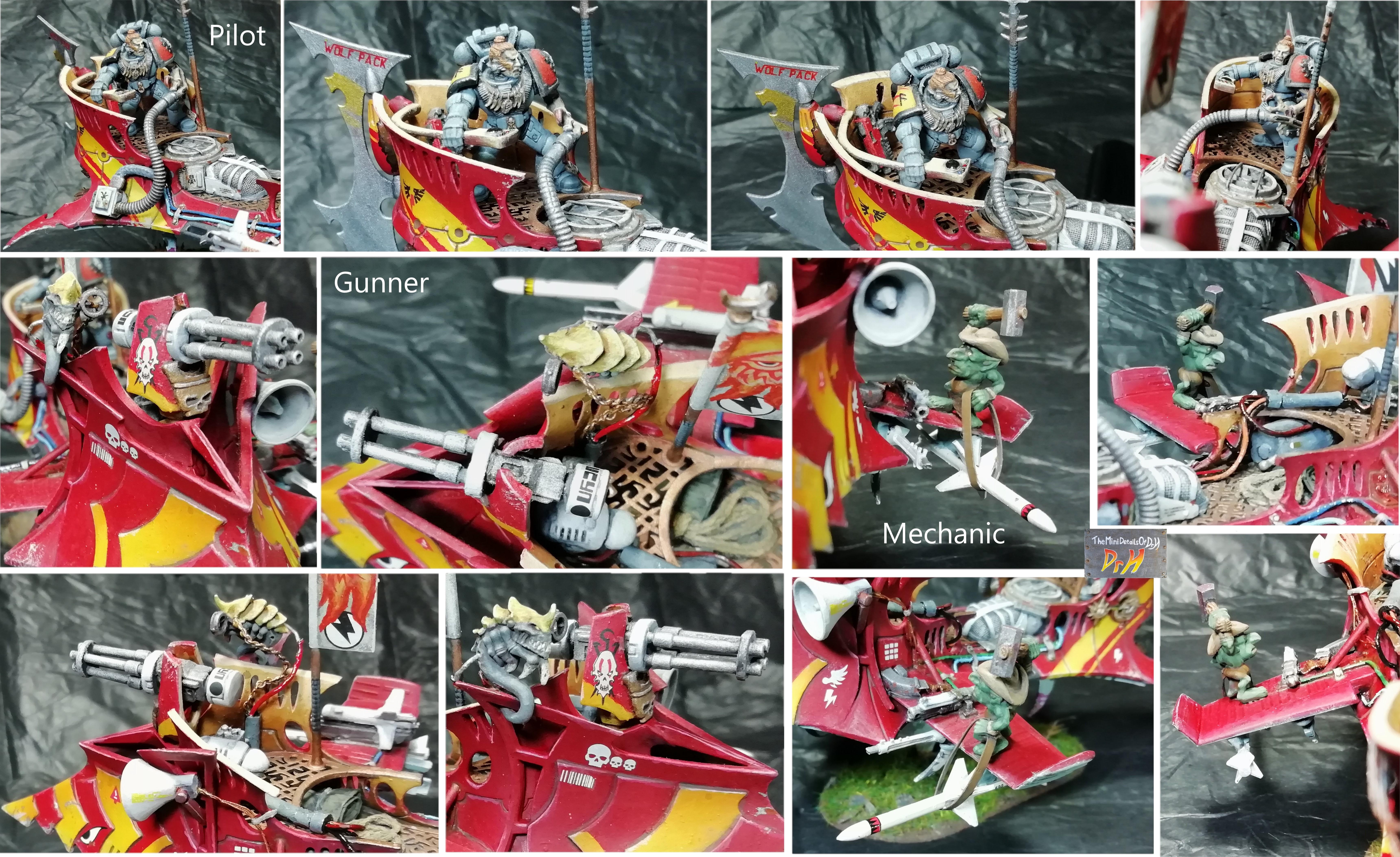 Raider Gunship final 3; crew