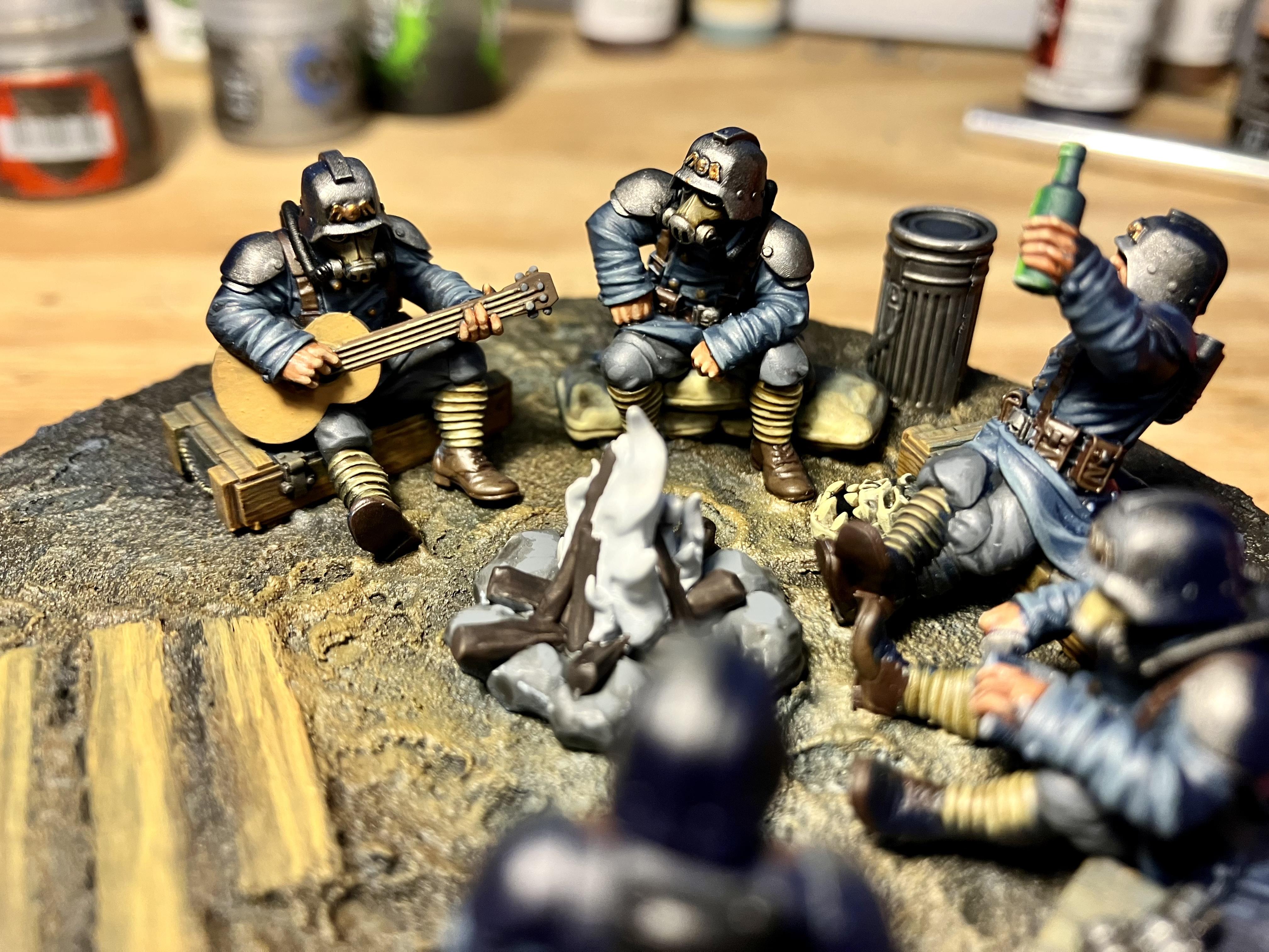 Camp, Celebration, Death Korps of Krieg, Imperial Guard, Rest