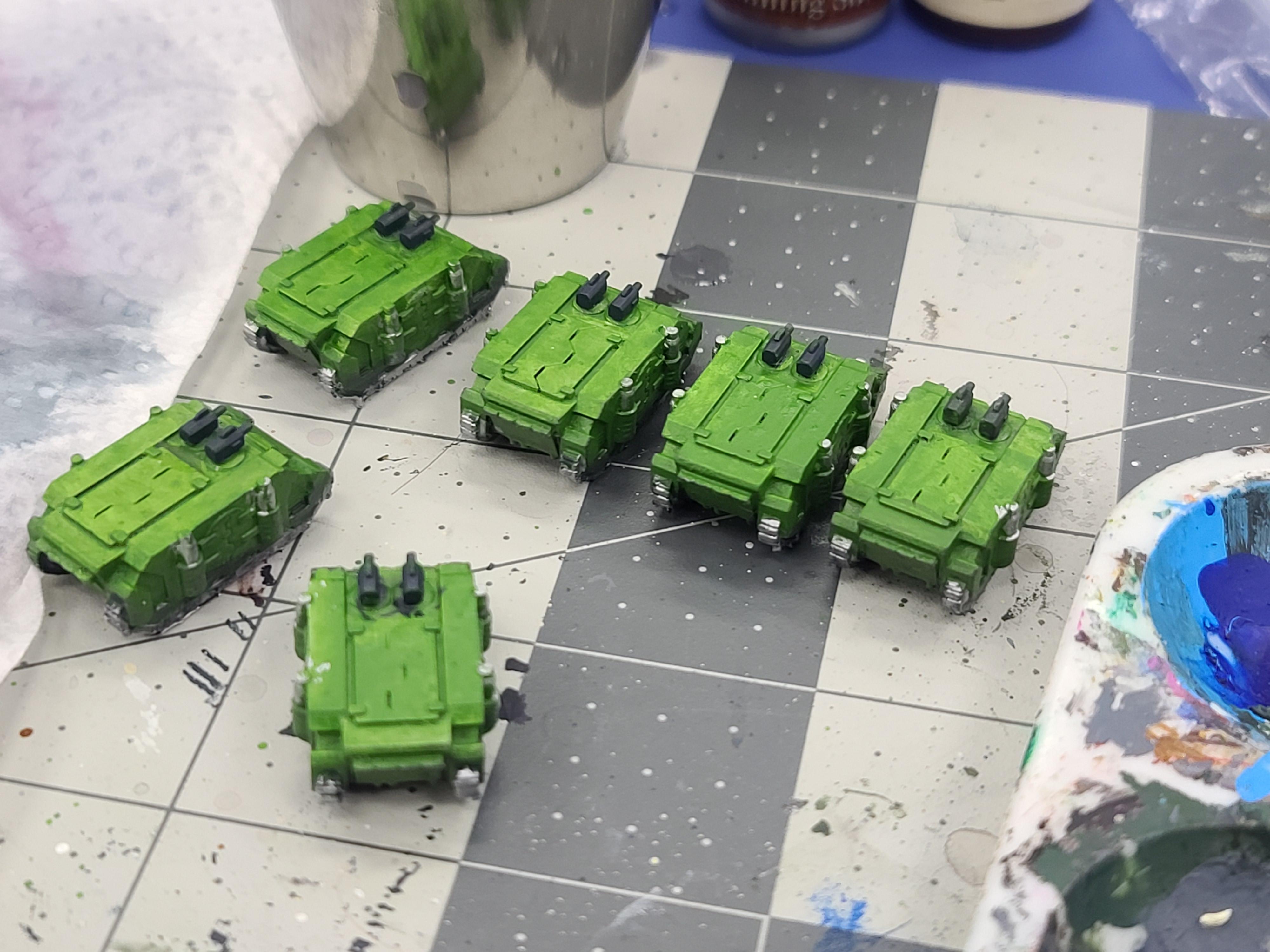 6mm, Epic, Rhino, Seb's Print Shop, Space Marines