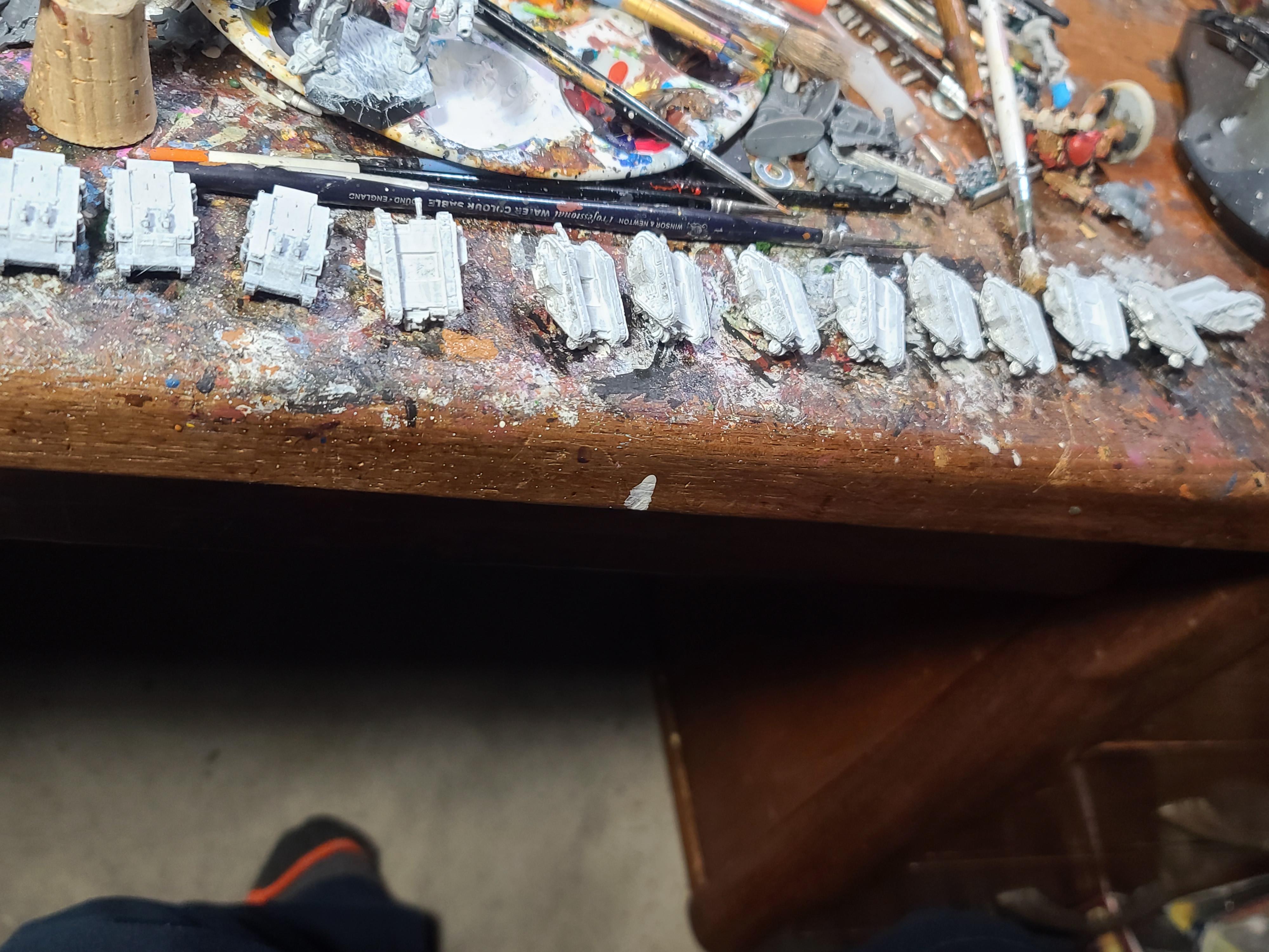 6mm, Epic, Games Workshop, Leman Russ, Rhino, Sebs Minis