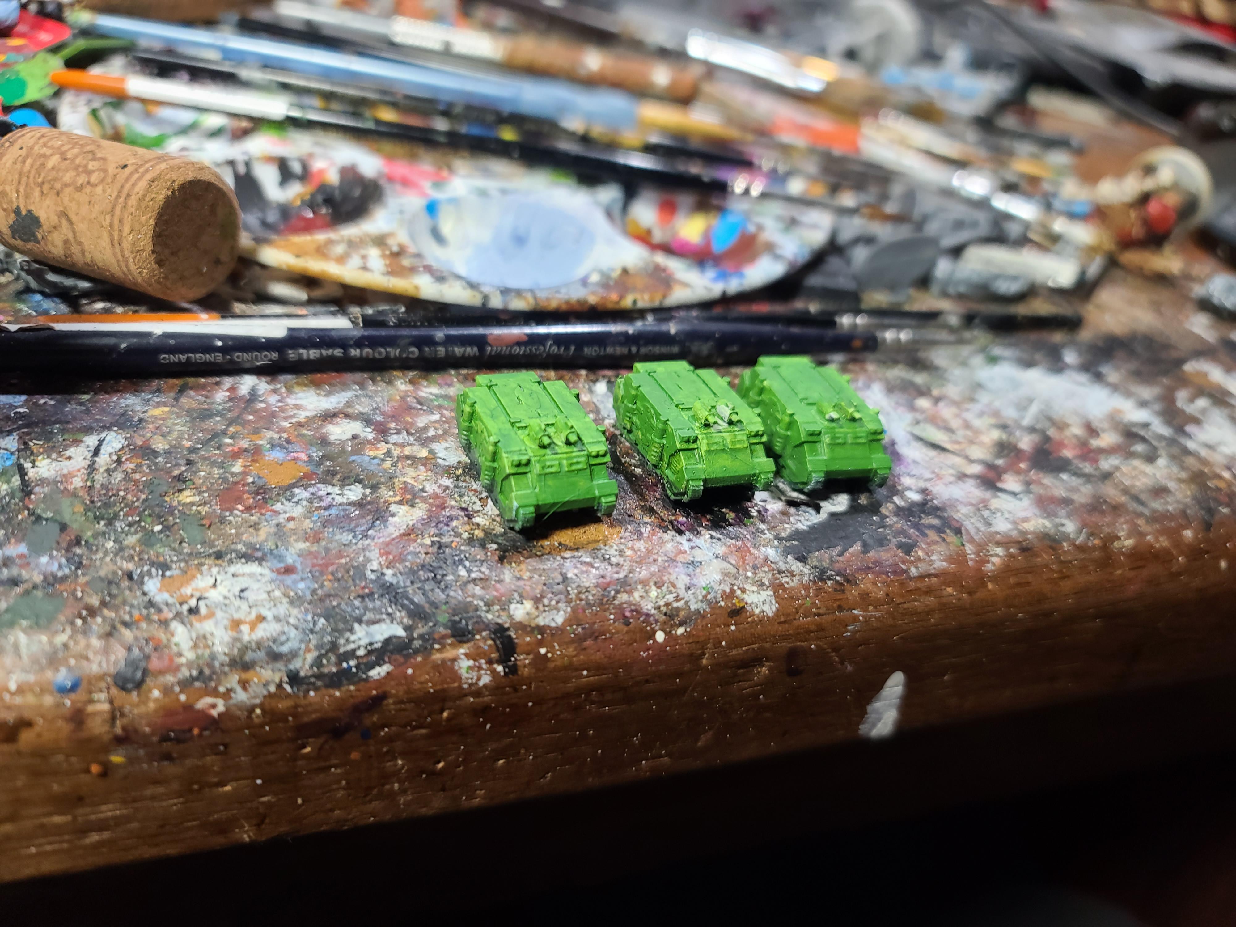6mm, Epic, Rhino, Space Marines, Warhammer 40,000, Warhammer Fantasy