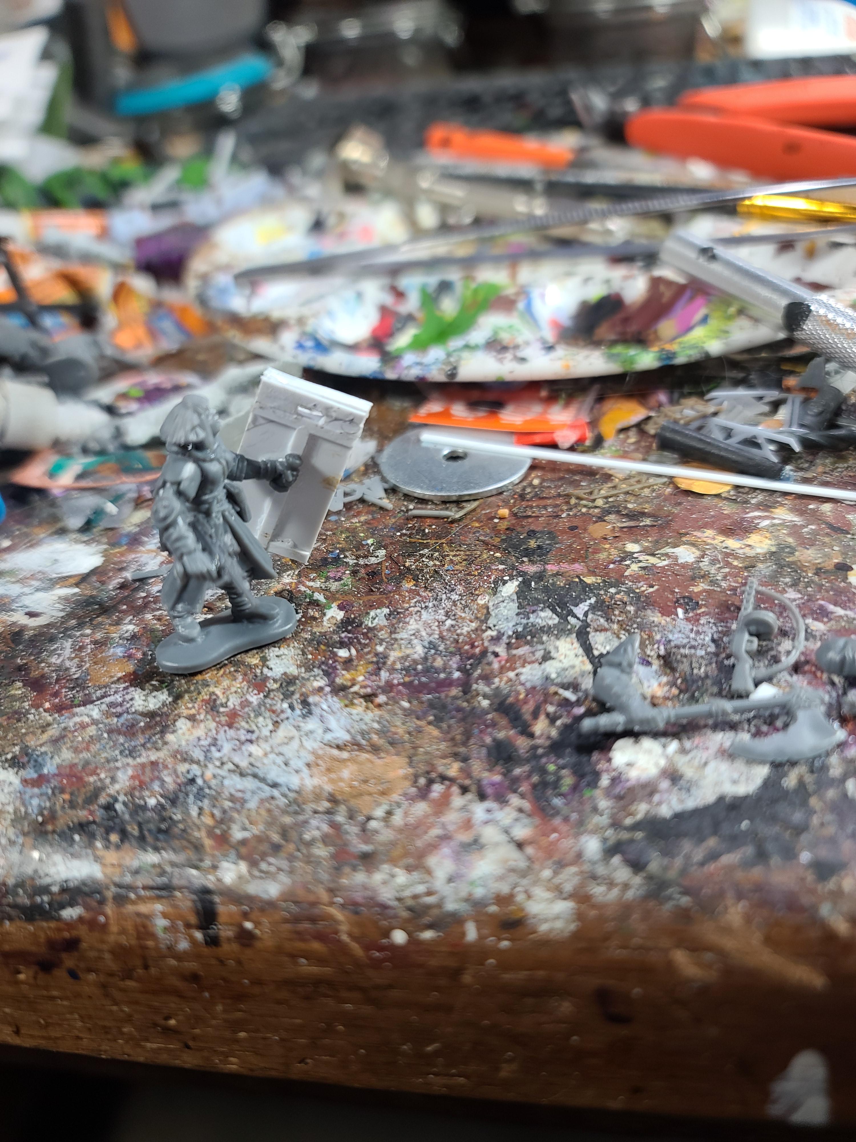 Kitbash, North Star Military Figures, Plasticard Build, Project Z, Soldiers Ii, Warlord Games