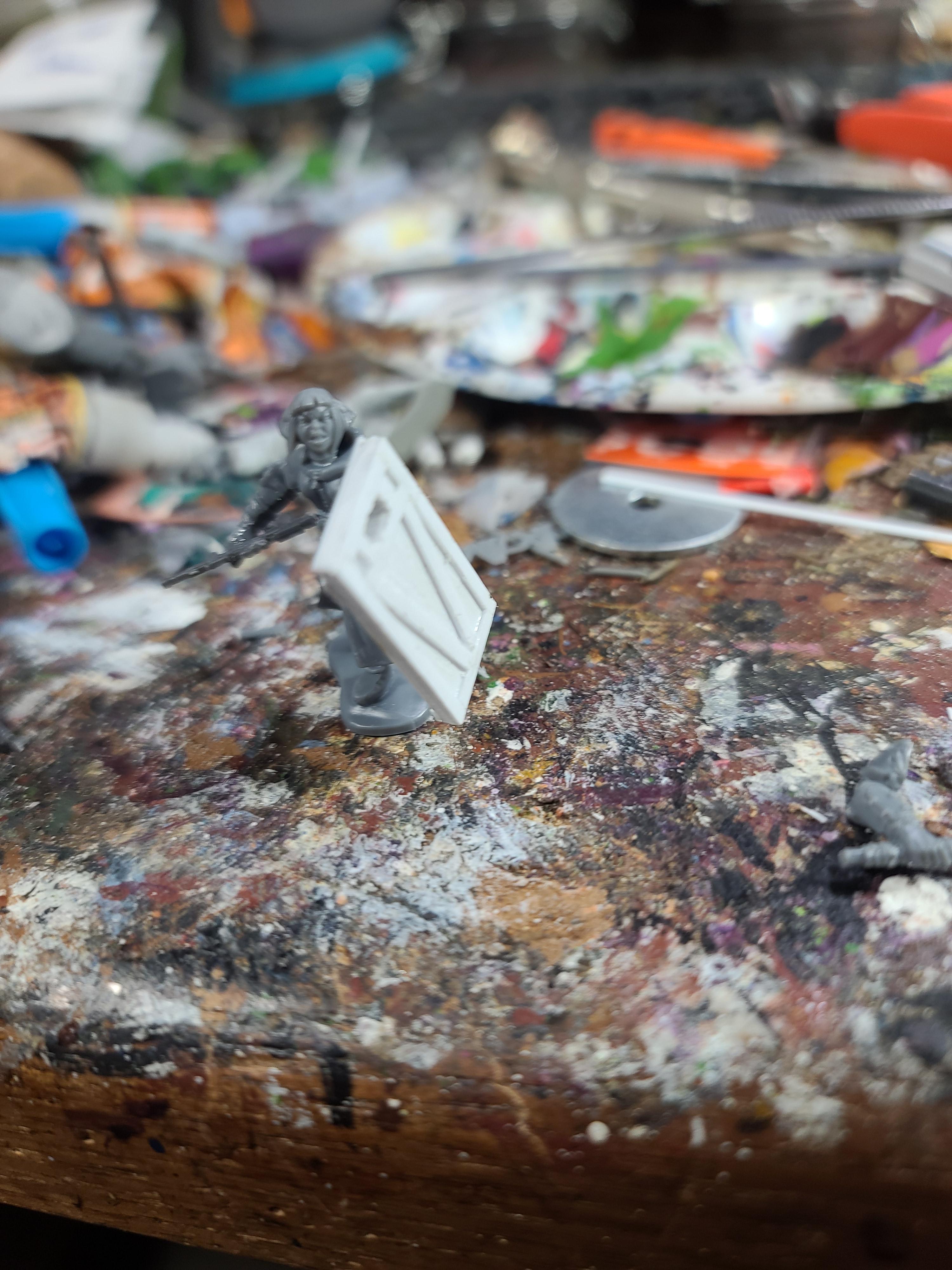 Kitbash, North Star Military Figures, Plasticard Build, Project Z, Soldiers Ii, Warlord Games