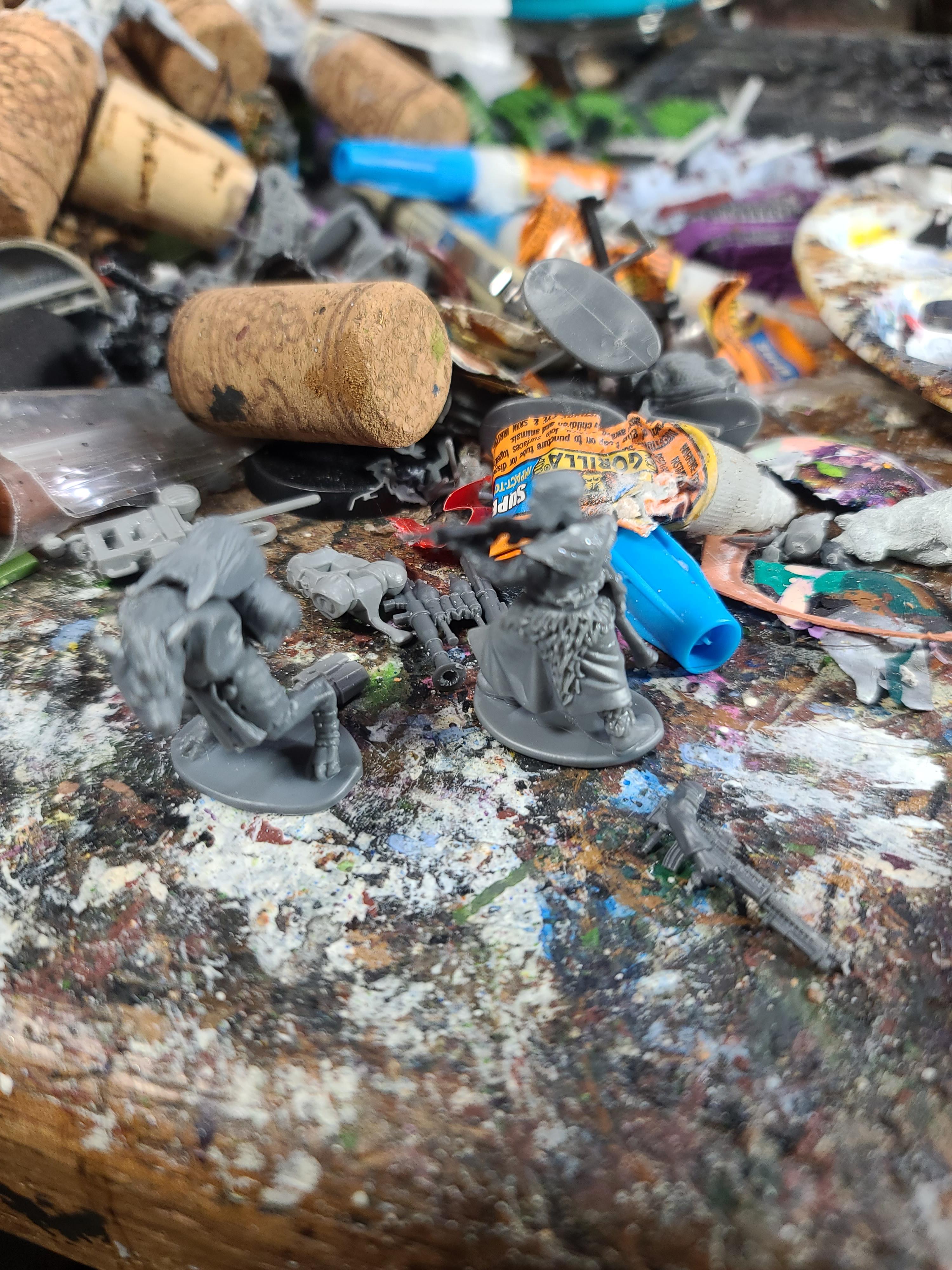 Barbarians Ii, Gnoll, Hyena Man, Kitbash, North Star Military Figures, Project Z, Warlord Games