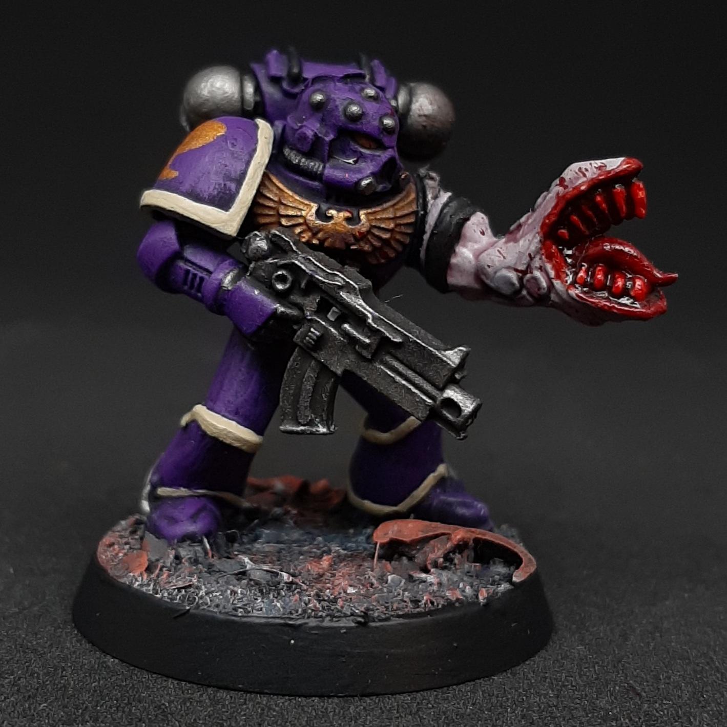 Army, Assault, Bone, Chalice, Cold, Conversion, Custom, Drinkers, Fast, Kitbash, Miniatures, Mutant, Mutation, Purple, Renegade, Seelentrinker, Soul, Souldrinkers, Space Marines, Squad, Tactical, Traitor, Warhammer 40,000, Warhammer Fantasy