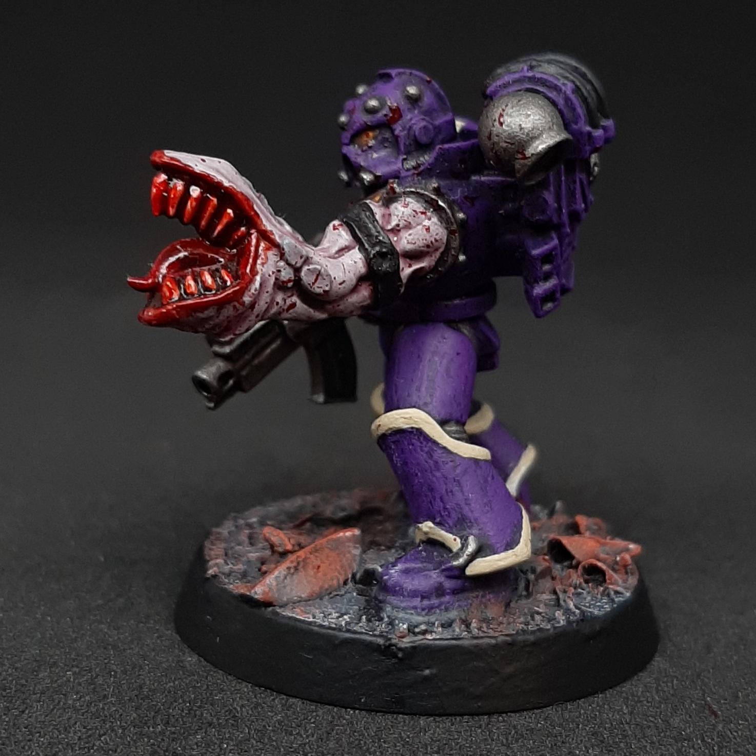 Army, Assault, Bone, Chalice, Cold, Conversion, Custom, Drinkers, Fast, Kitbash, Miniatures, Mutant, Mutation, Purple, Renegade, Seelentrinker, Soul, Souldrinkers, Space Marines, Squad, Tactical, Traitor, Warhammer 40,000, Warhammer Fantasy
