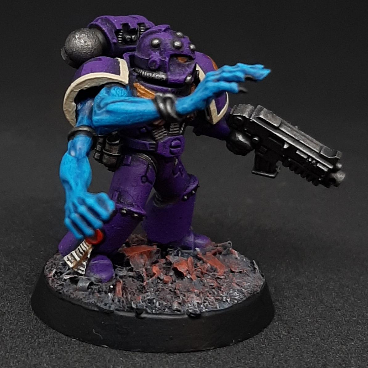 Army, Assault, Bone, Chalice, Cold, Conversion, Custom, Drinkers, Fast, Kitbash, Miniatures, Mutant, Mutation, Purple, Renegade, Seelentrinker, Soul, Souldrinkers, Space Marines, Squad, Tactical, Traitor, Warhammer 40,000, Warhammer Fantasy