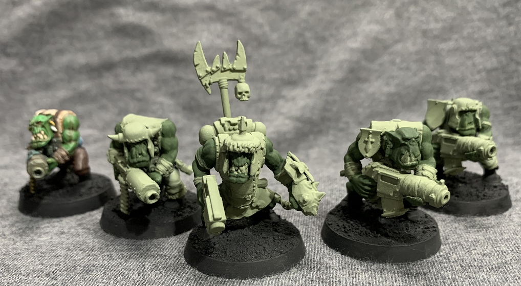 40k Orks, Ork Boyz, Shoota' Boyz - 40k Ork Shoota Boyz - Gallery ...