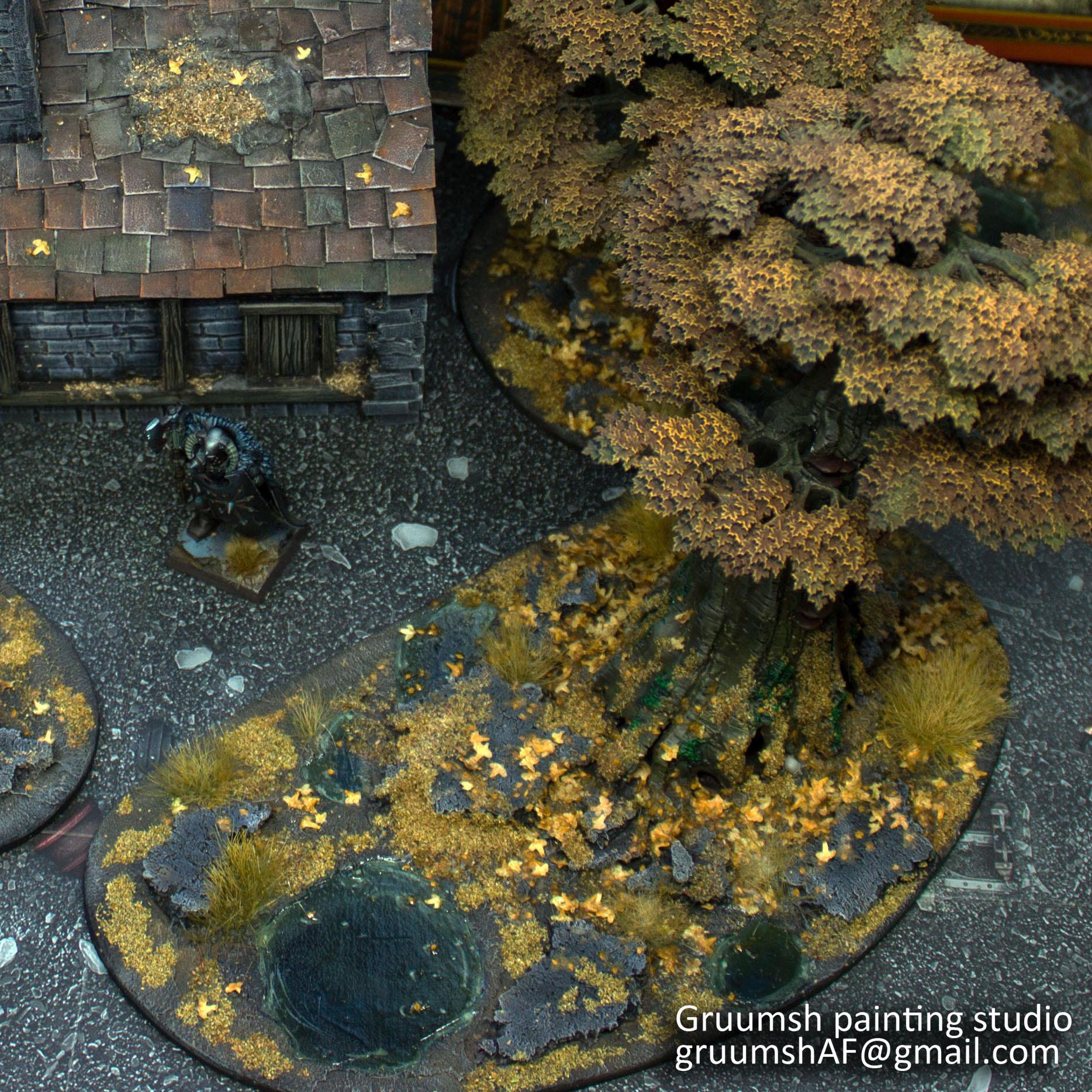 Diorama, Foliage, Weathered