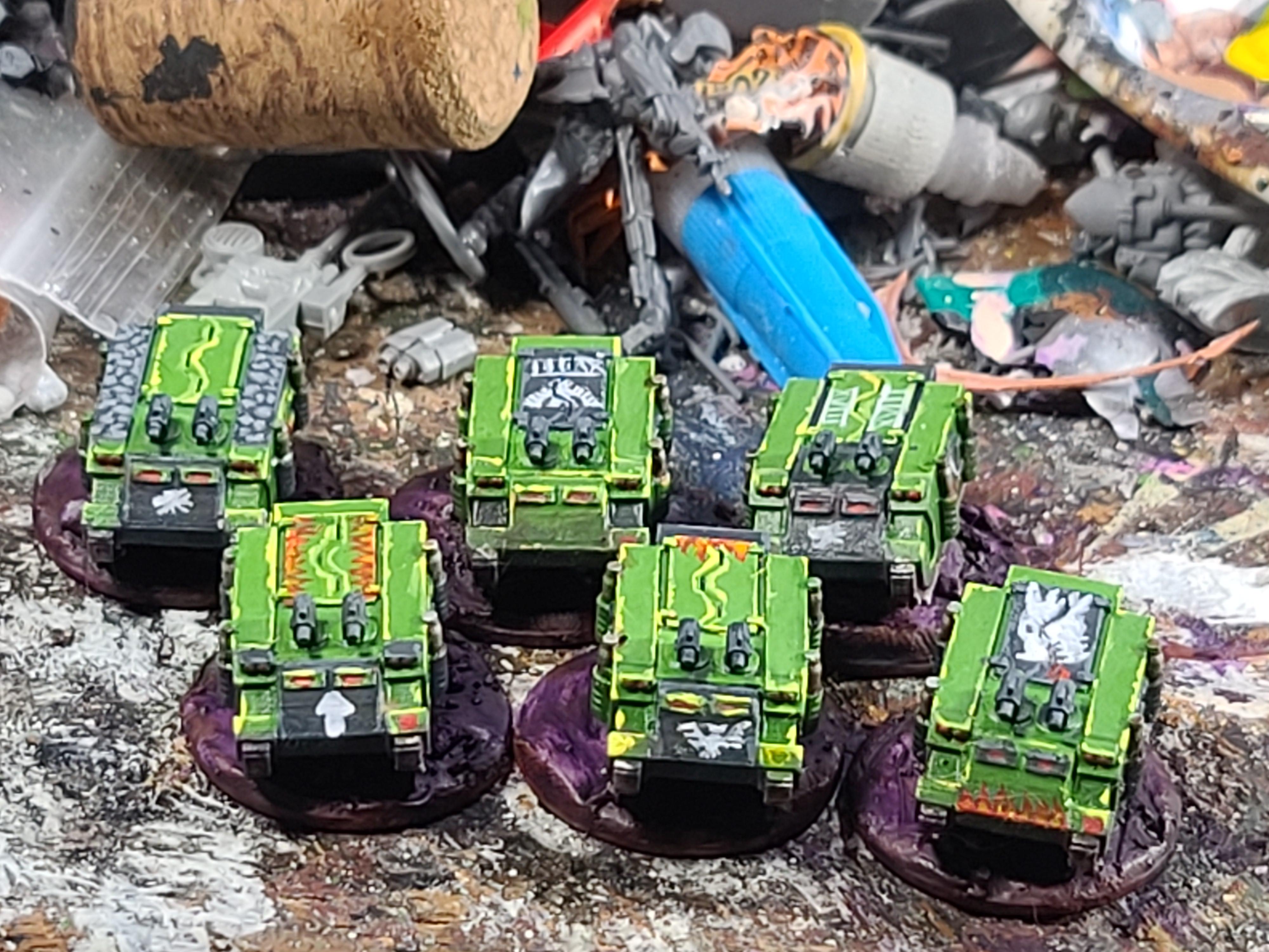 3d Printed, 6mm, Epic, Rhino, Salamanders, Sebs Print Shop, Space Marines, Warhammer 40,000