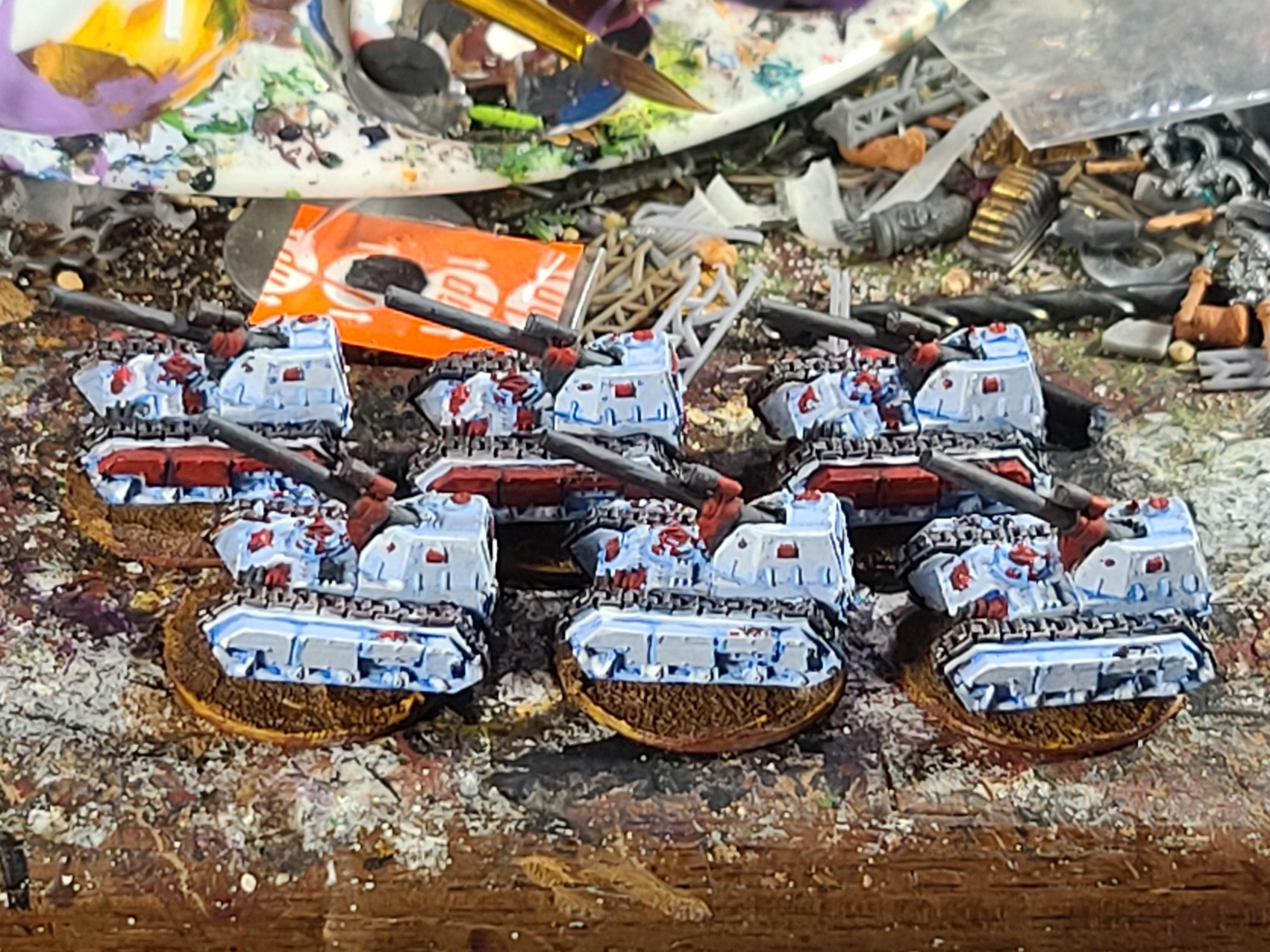 6mm, Basilisks, Epic, Games Workshop, Imperial Guard, Steel Legion, Warhammer 40,000