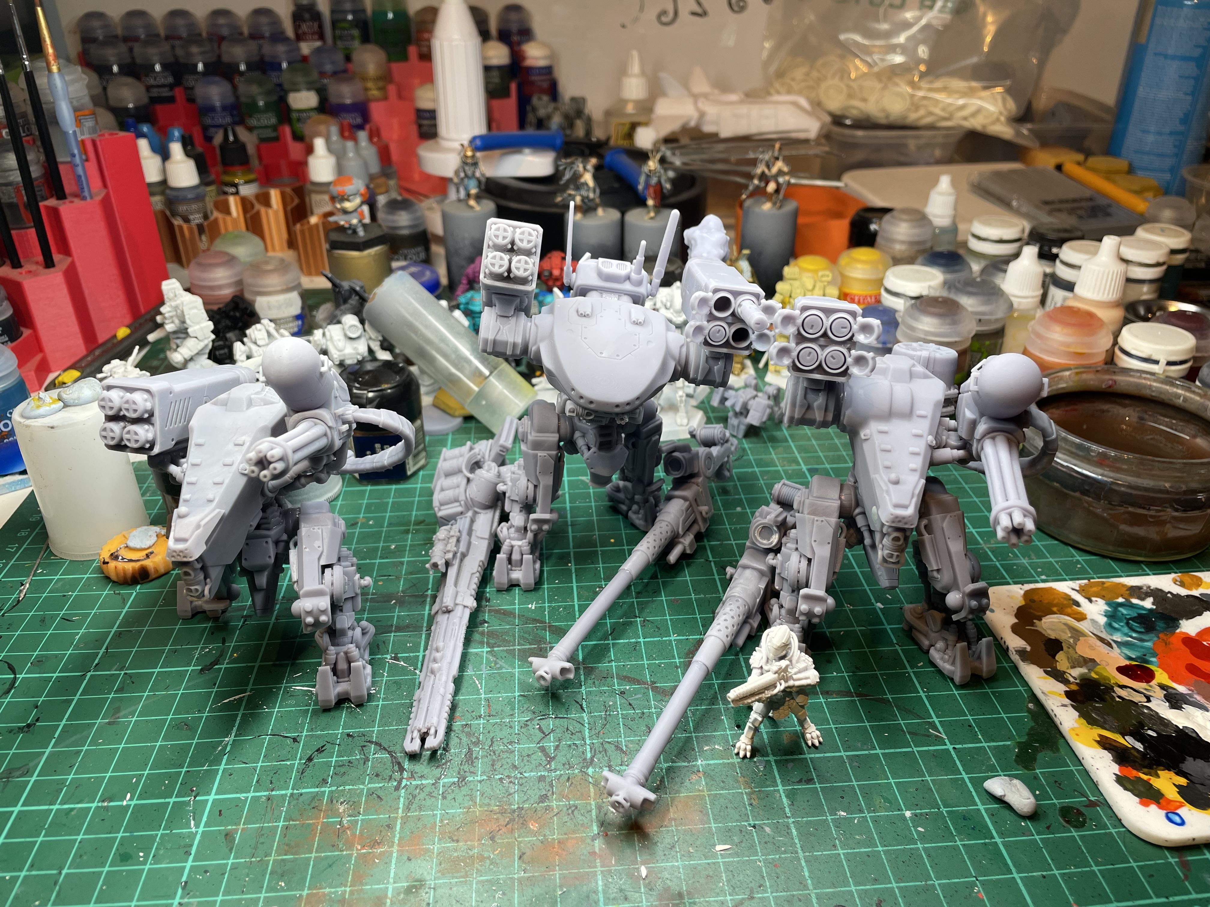 3d Print, Modular Mechs