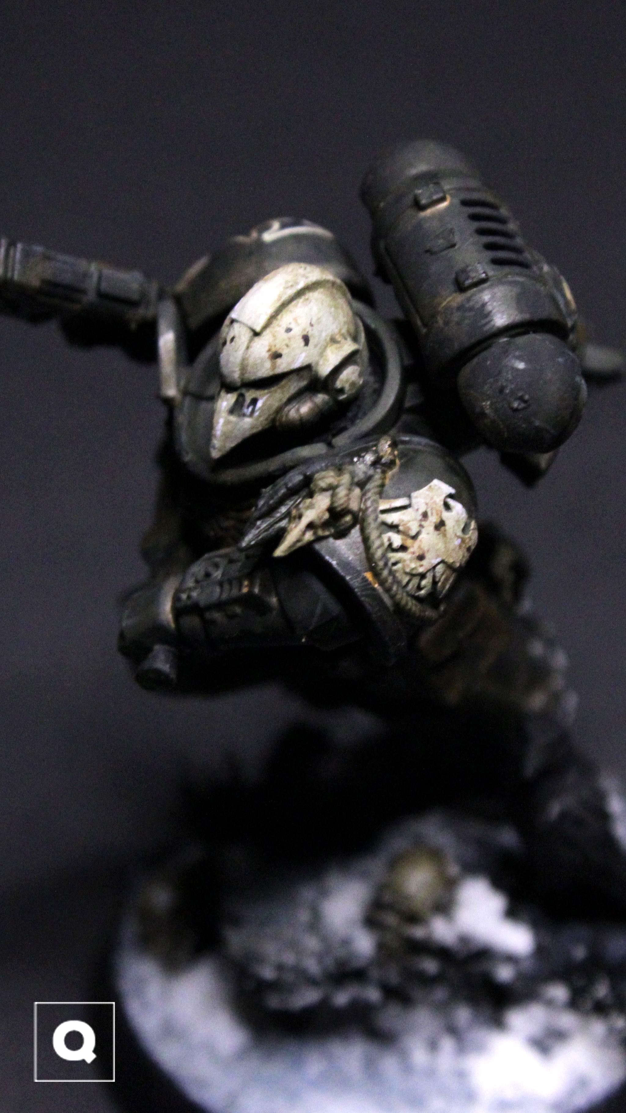 Black Armor, Grimdark, Guard, Raven, Raven Guard, Sneaky, Space Marines
