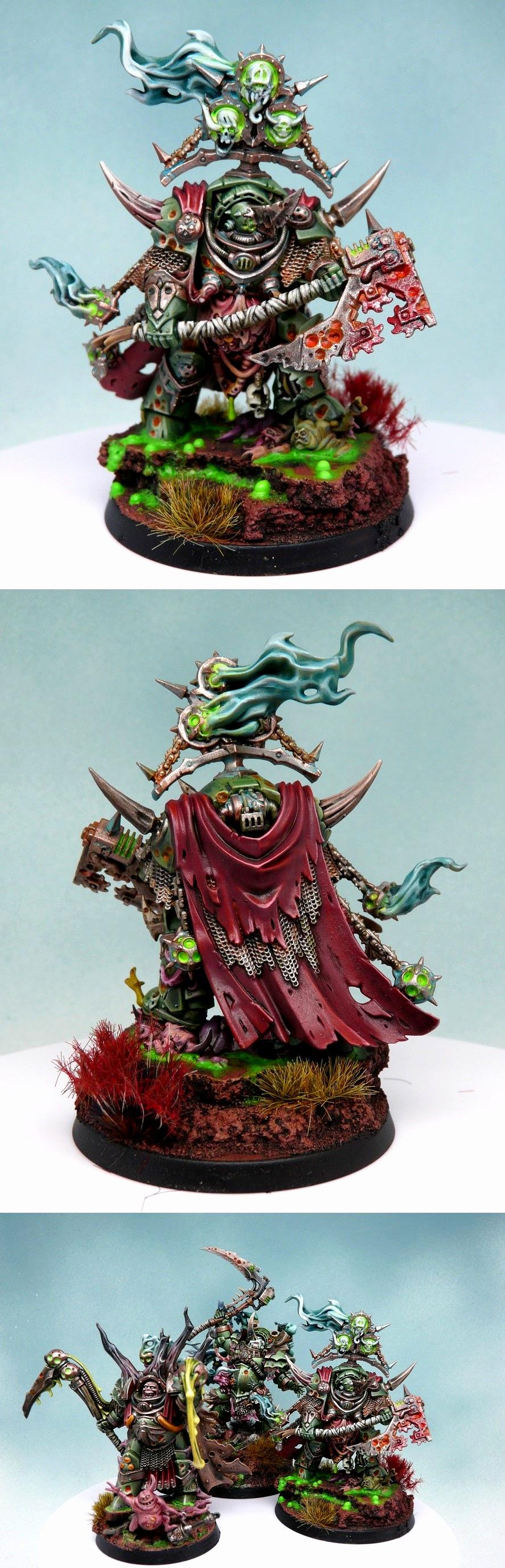 Chaos Lord, Chaos Space Marines, Death Guard, Hereticus Astartes, Lord Of Contagion, Nurgle, Plague Marines