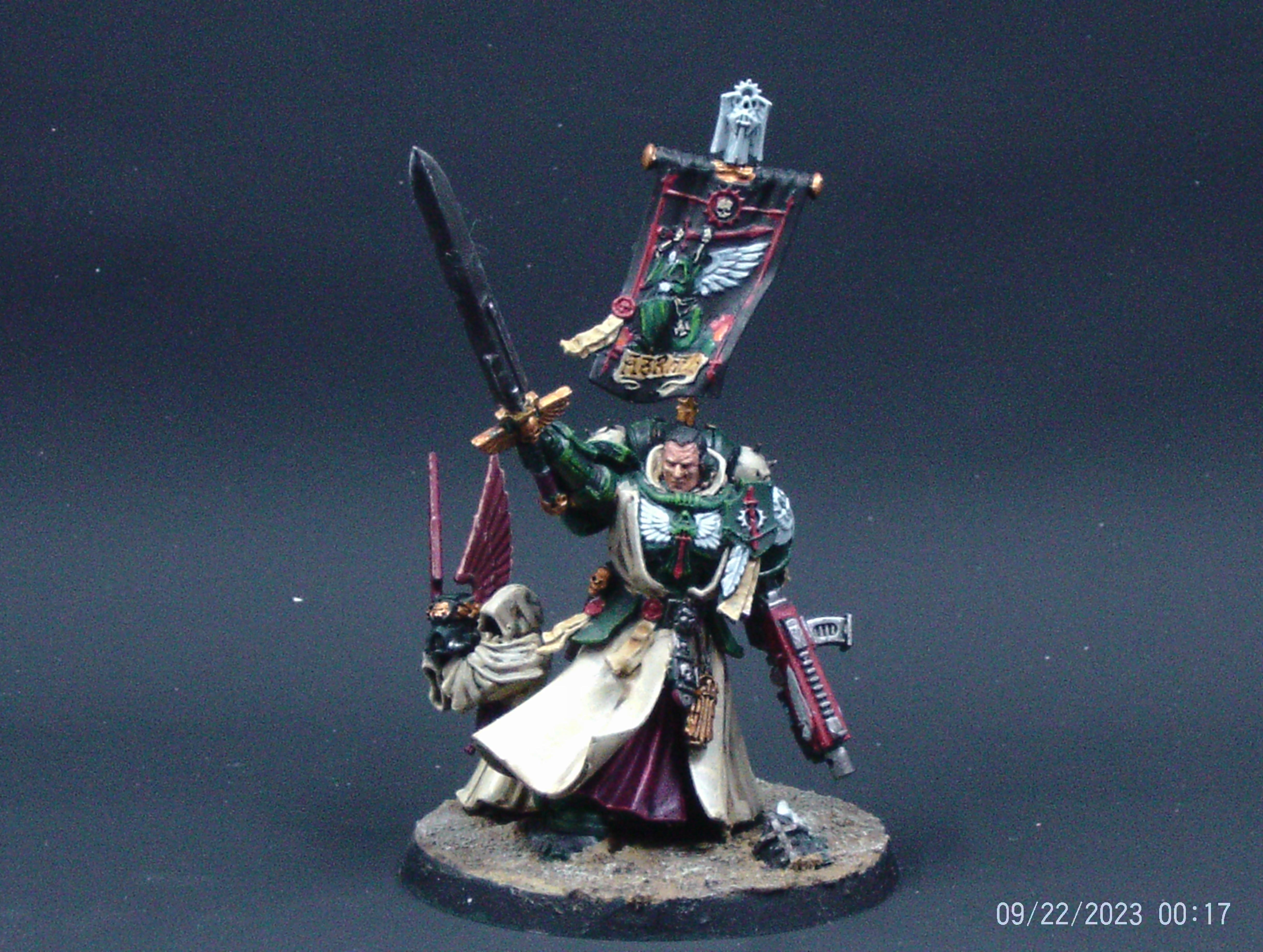 Angel, Azrael, Banner, Captain, Chapter, Dark, Leader, Master, Space, Space Marines, Watcher