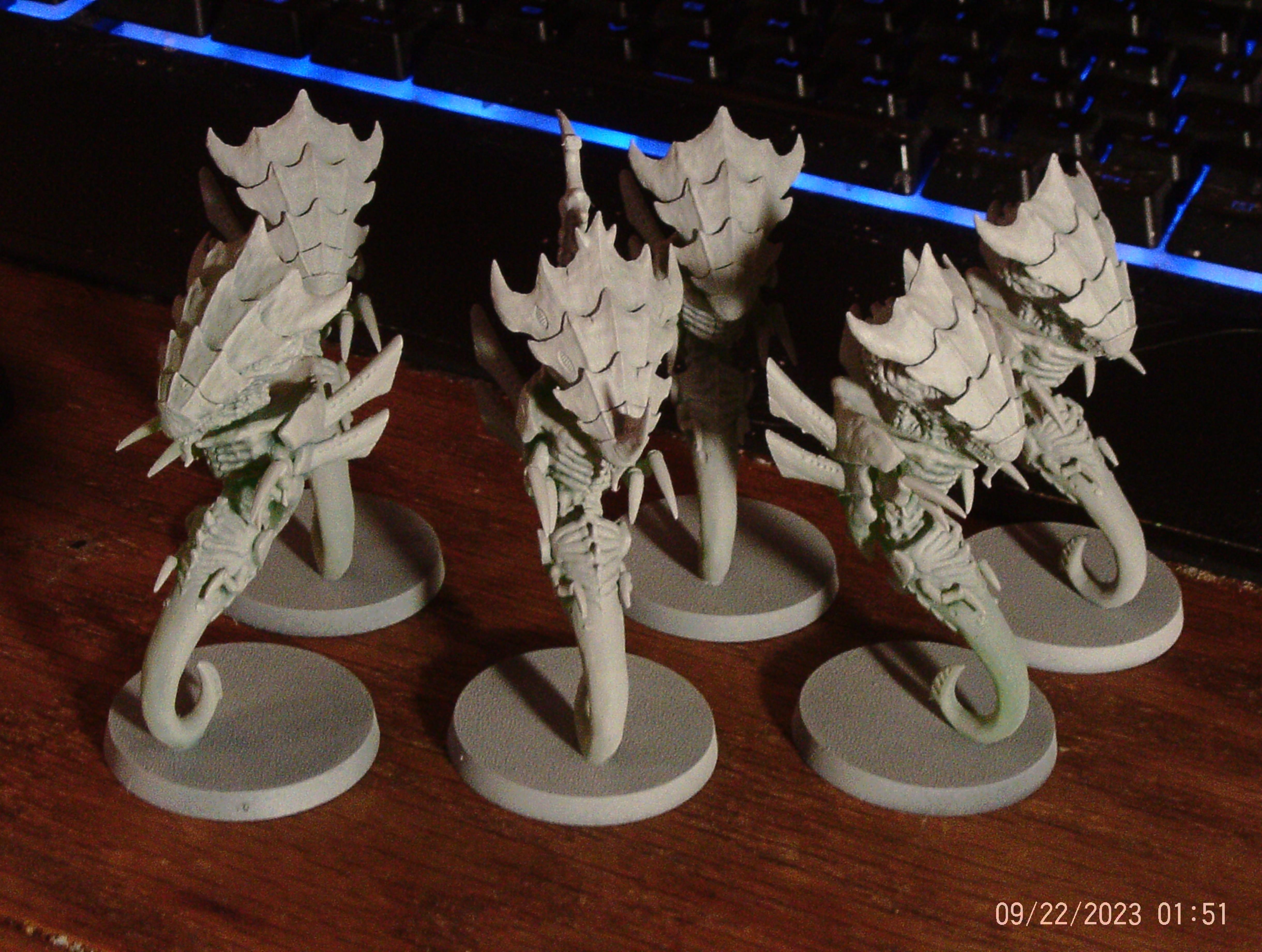 3D printed Zoanthropes primed