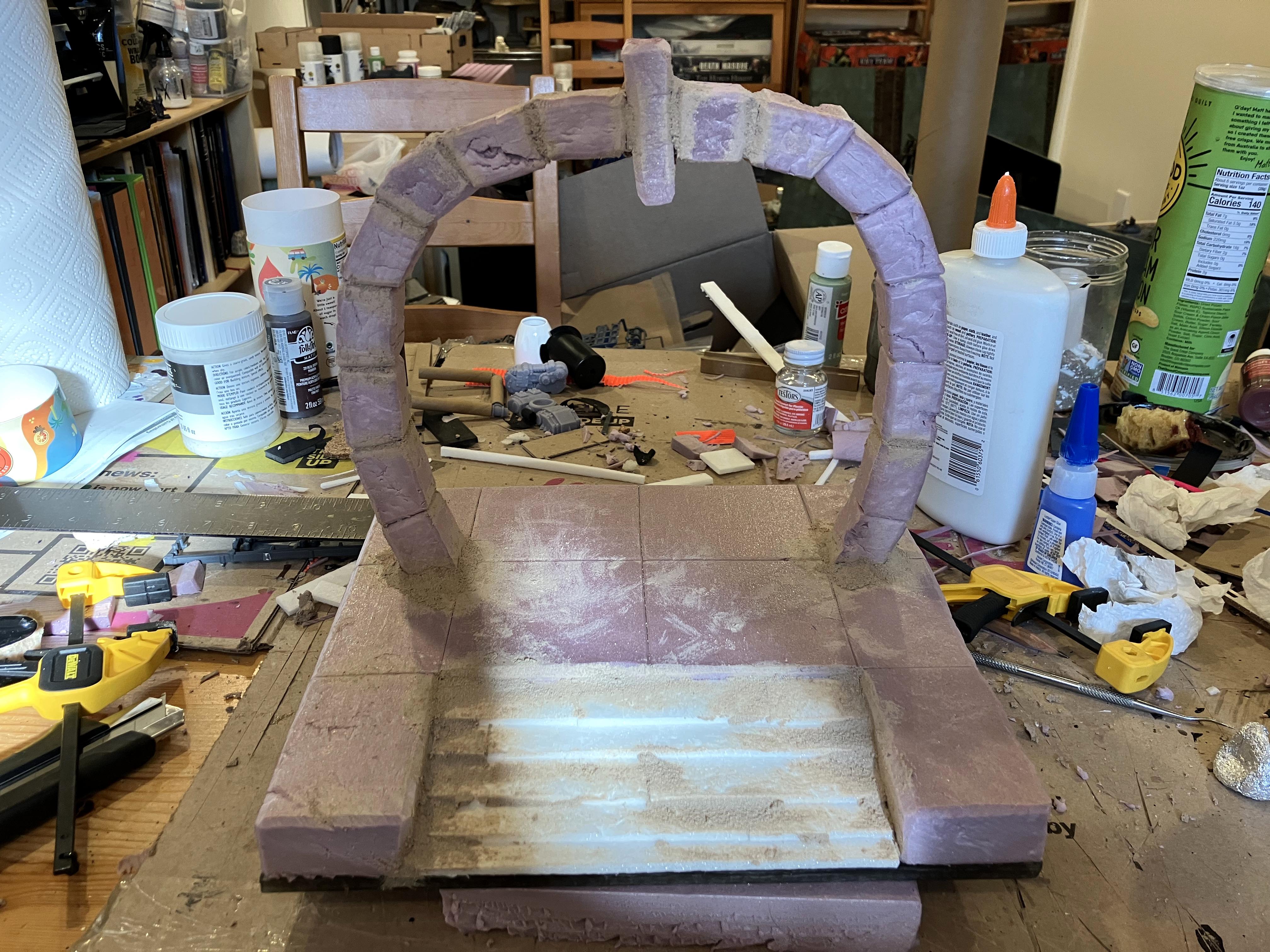Display Board, Do-it-yourself, Foam, Industrial, Modular, Scratch Build, Terrain, Terrain Building, Warhammer 40k Terrain, Work In Progress