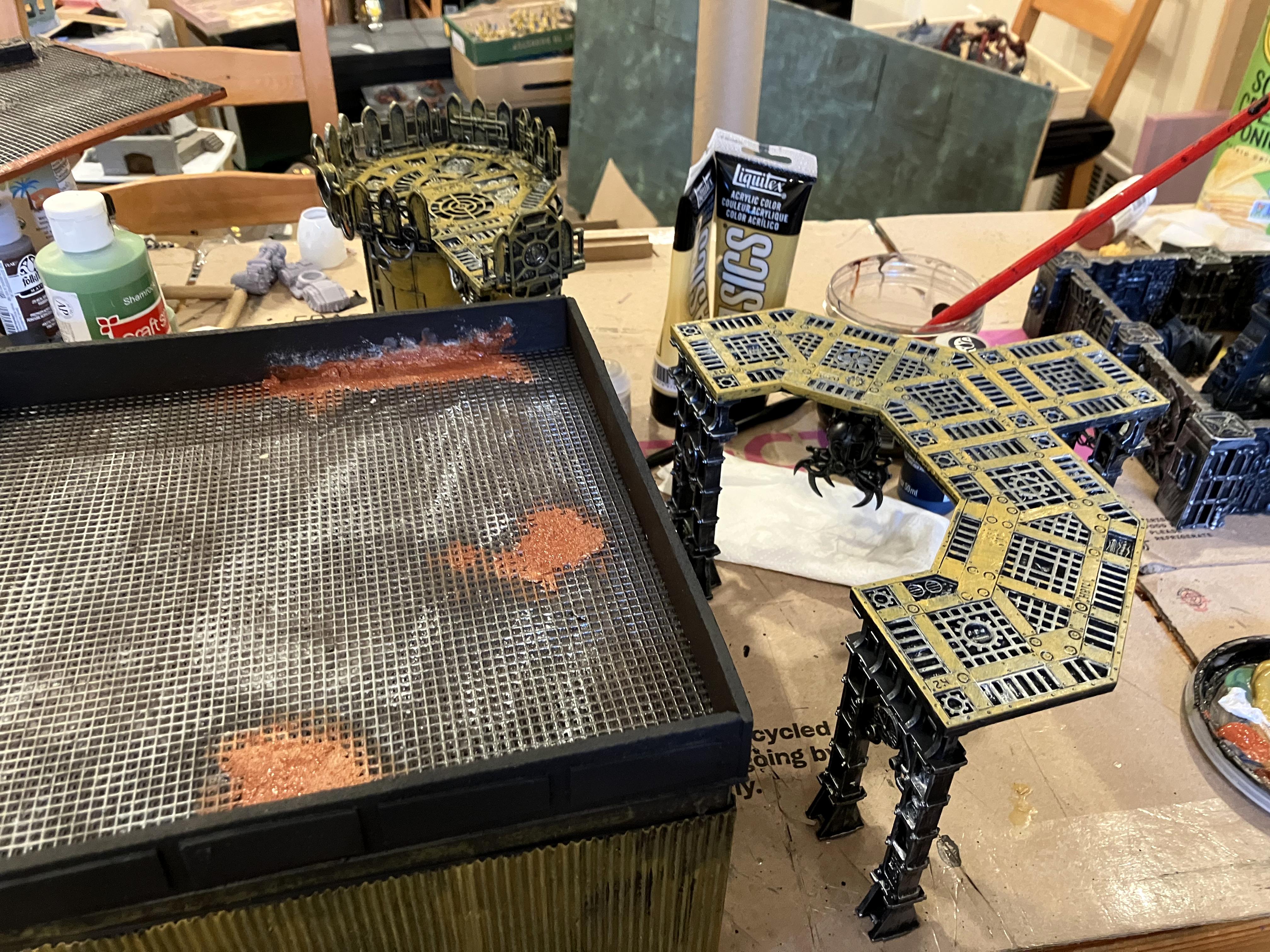 Display Board, Do-it-yourself, Gw Terrain, Industrial, Modular, Painting, Rust, Terrain, Terrain Building, Warhammer 40k Terrain, Work In Progress