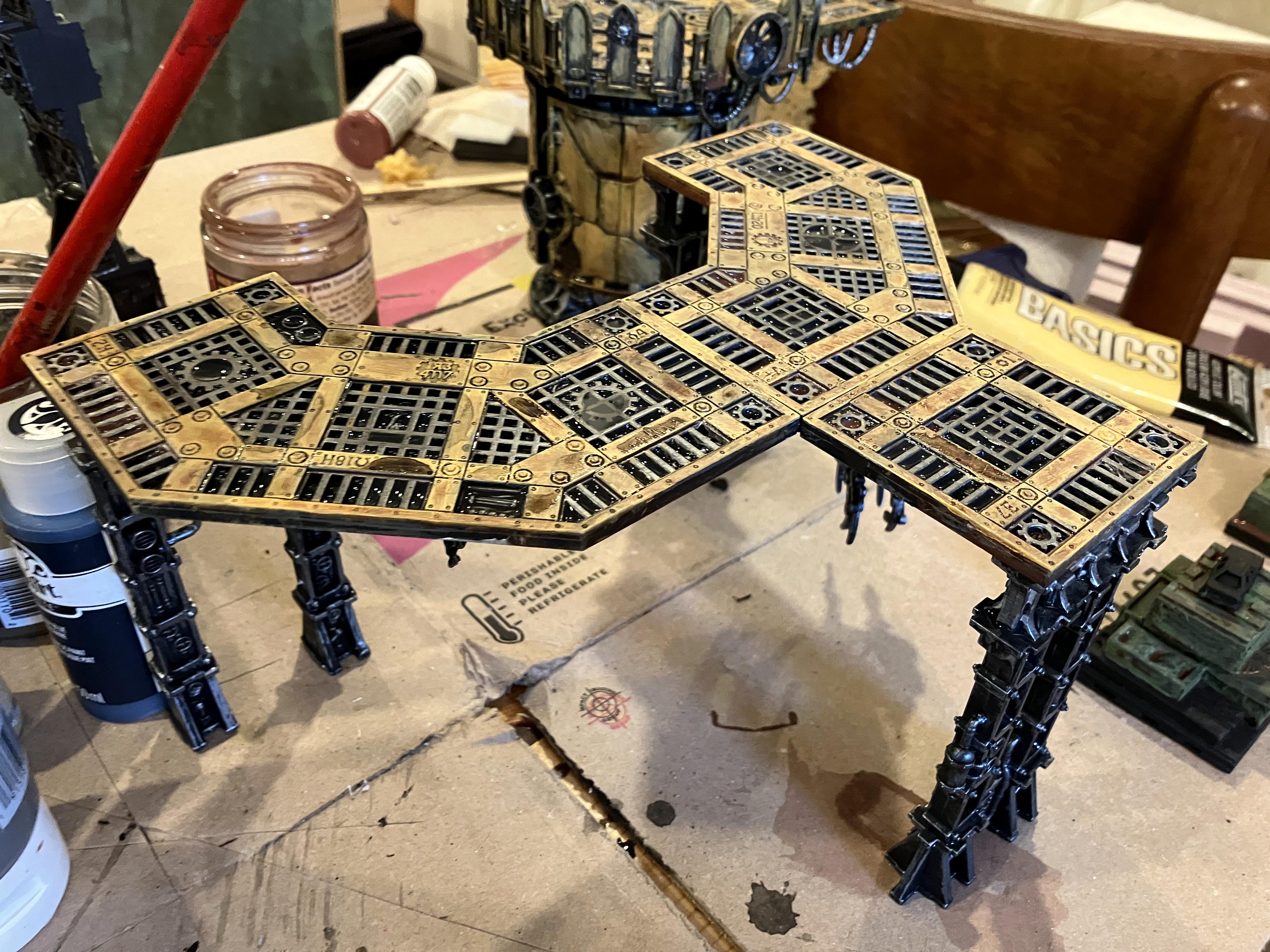 Display Board, Do-it-yourself, Gw Terrain, Industrial, Modular, Painting, Rust, Terrain, Terrain Building, Warhammer 40k Terrain, Work In Progress